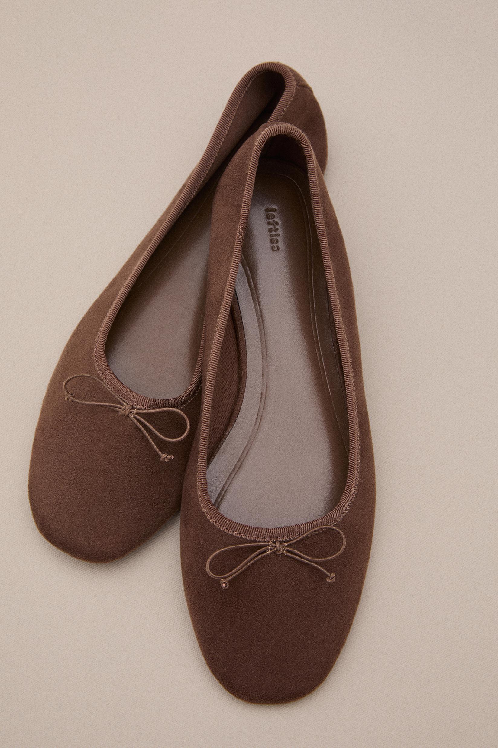 Basic ballet flats — BROWN