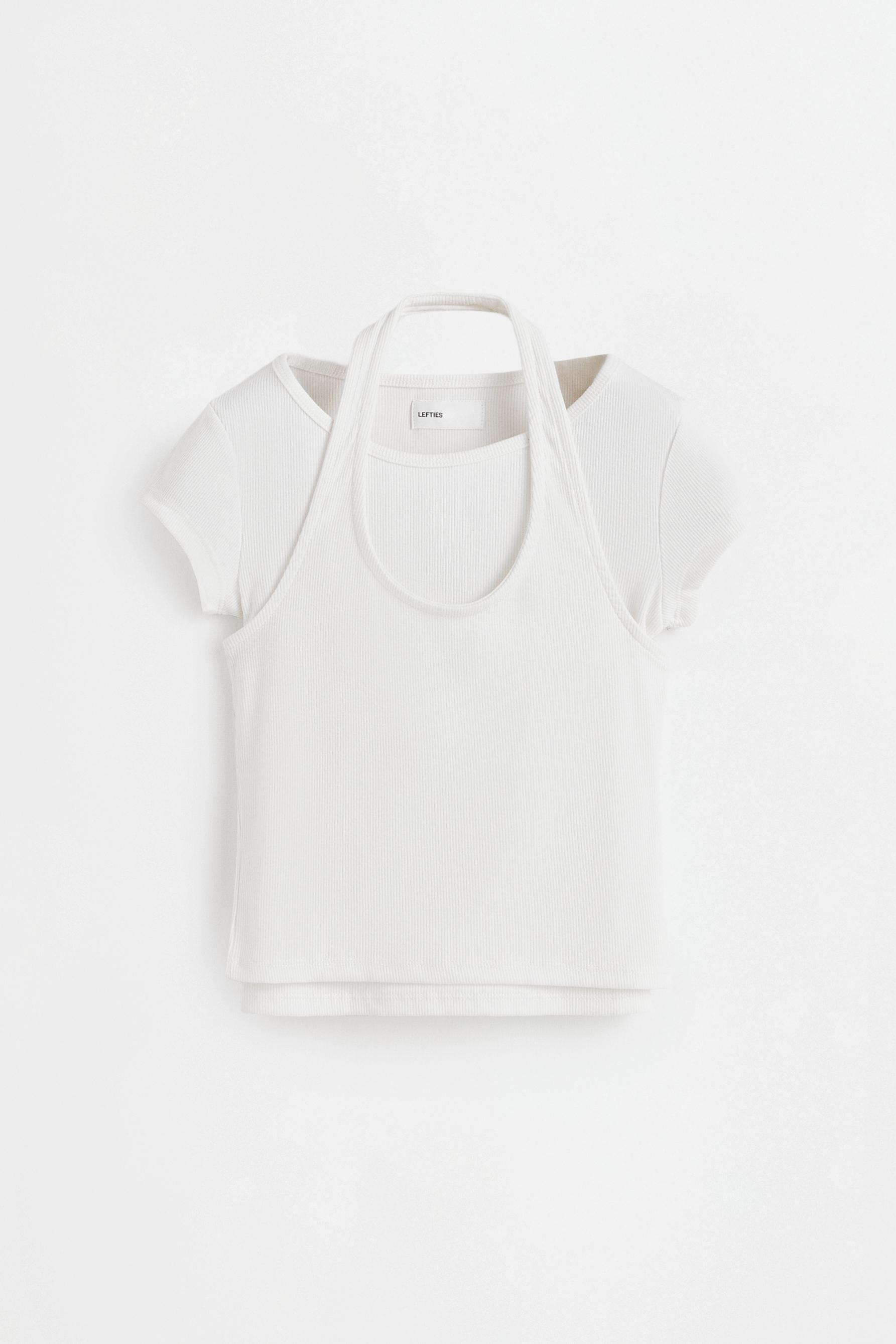 Double-layer top — OFF WHITE