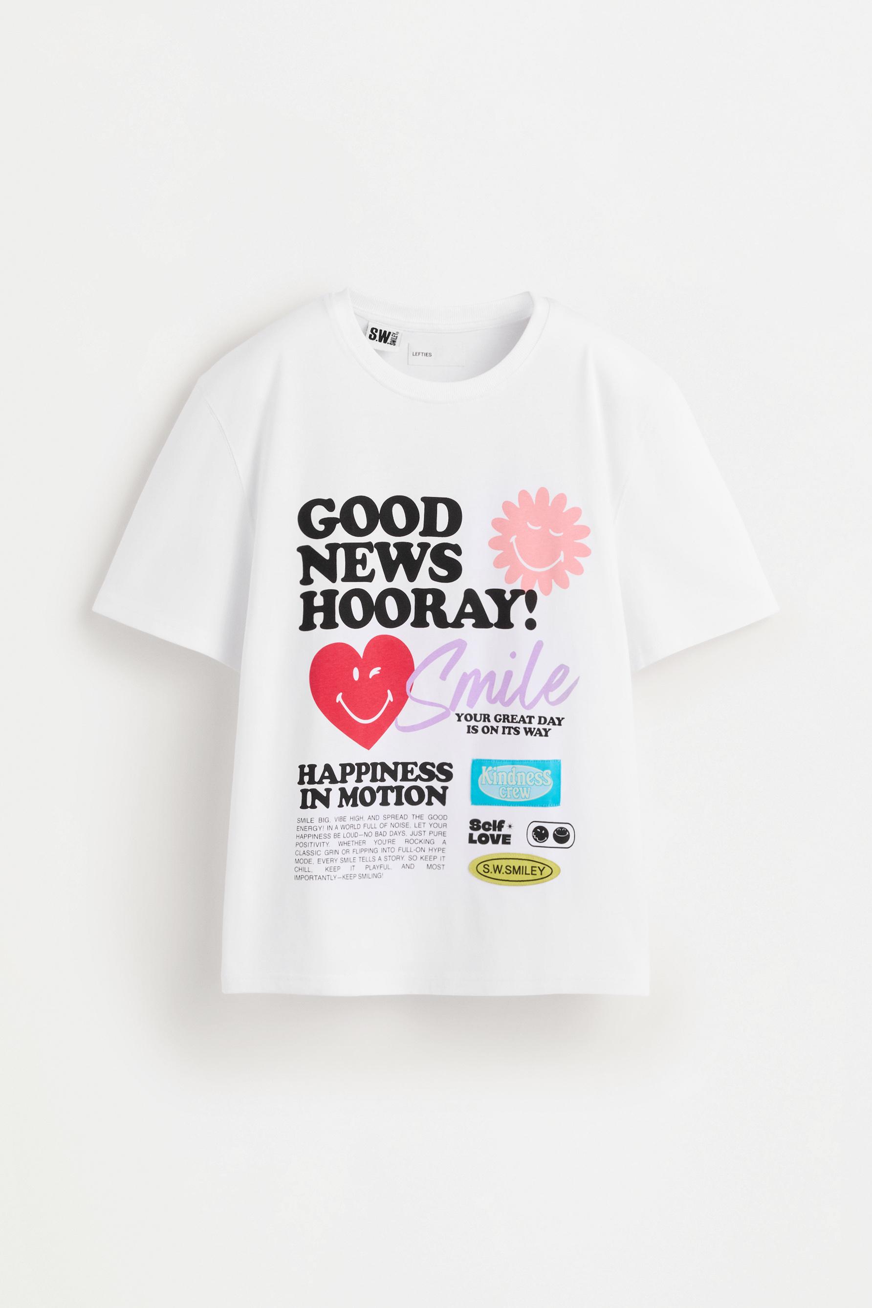 Smiley® T-shirt — OFF WHITE