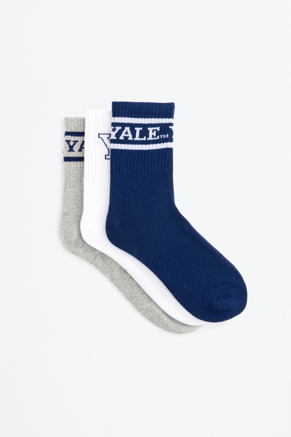 Pack 3 calcetines tobilleros cortos de YALE™