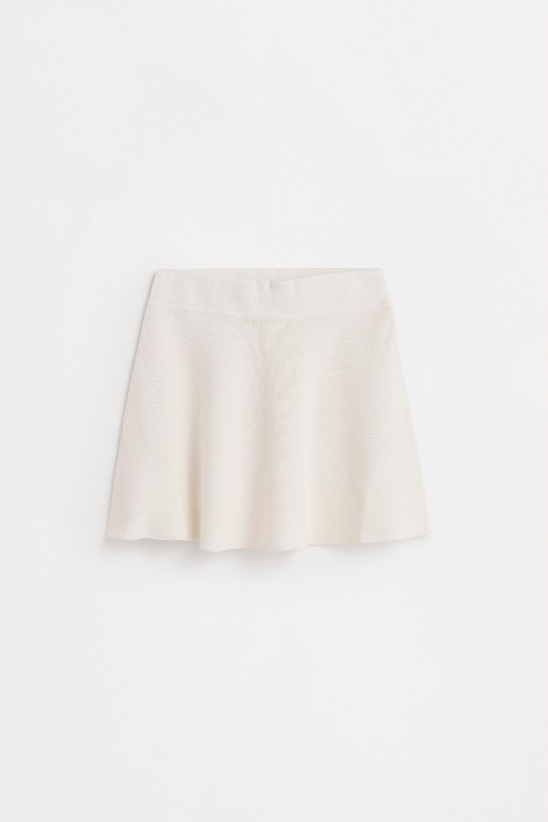 Knit skirt — OFF WHITE