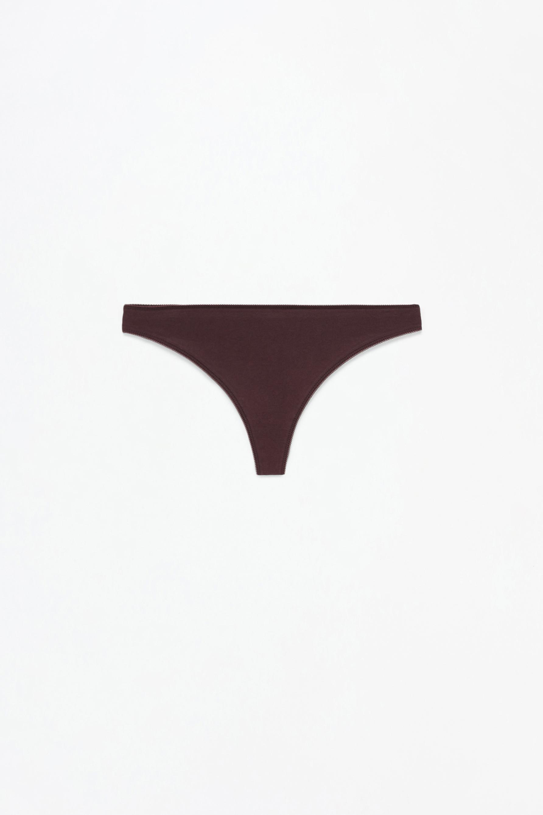 Pack 7 cotton thongs — VARIOUS