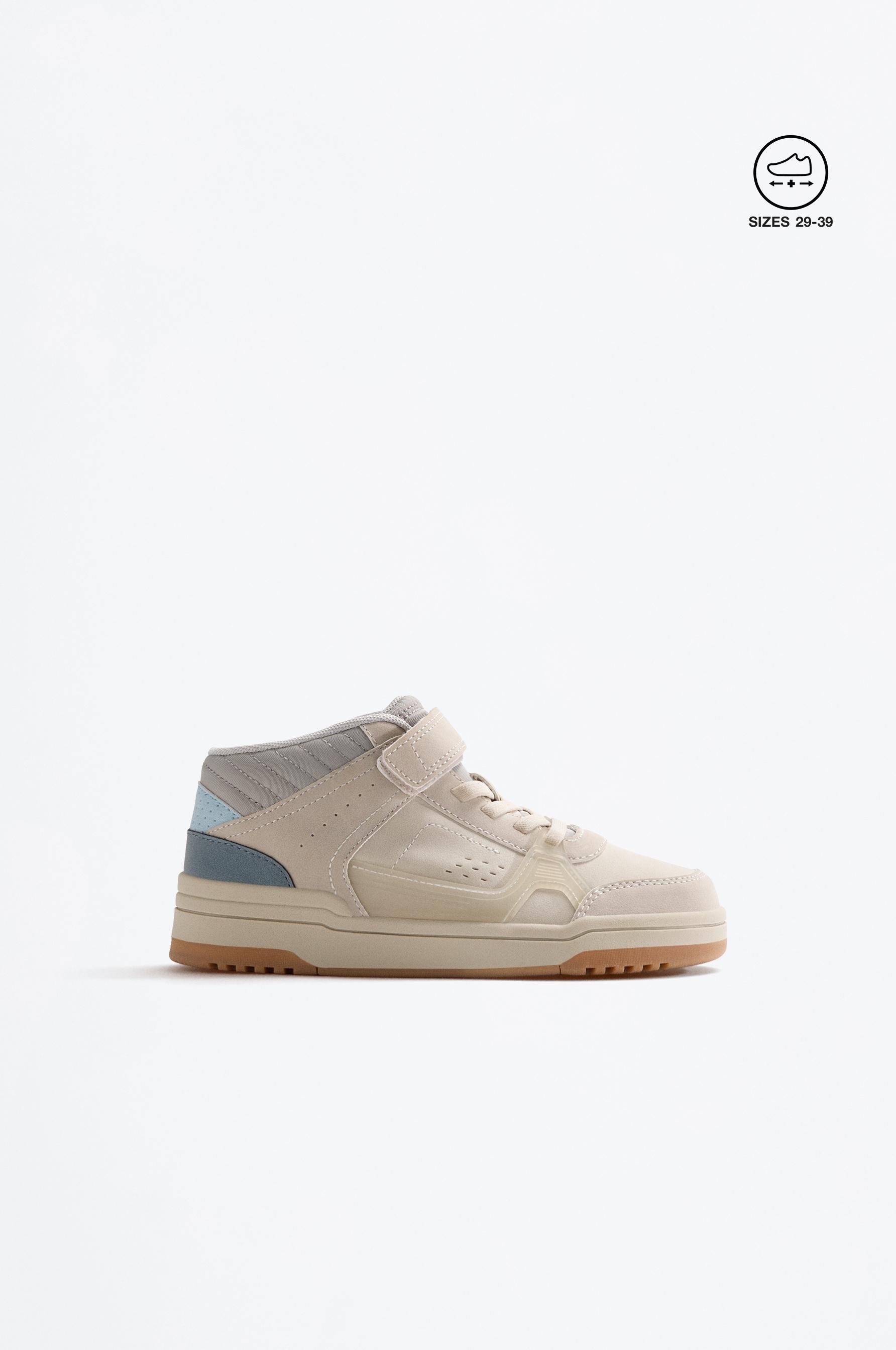 Ankle basketball sneaker — GREY