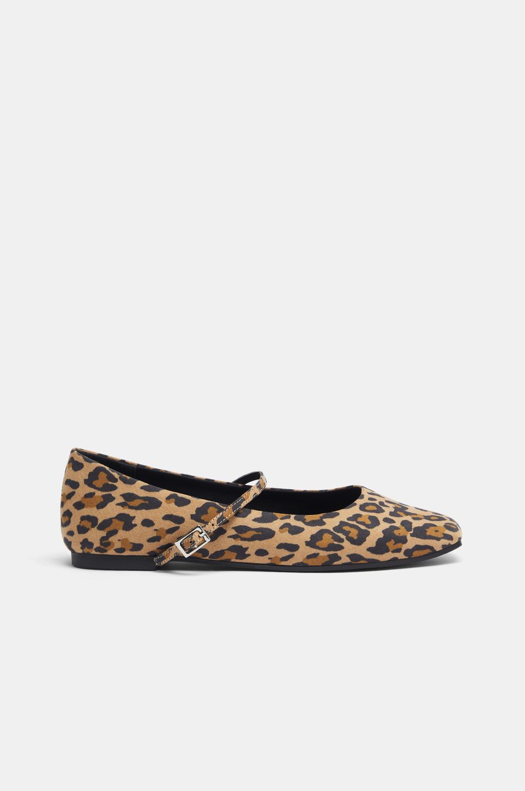 Bailarina hebilla animal print