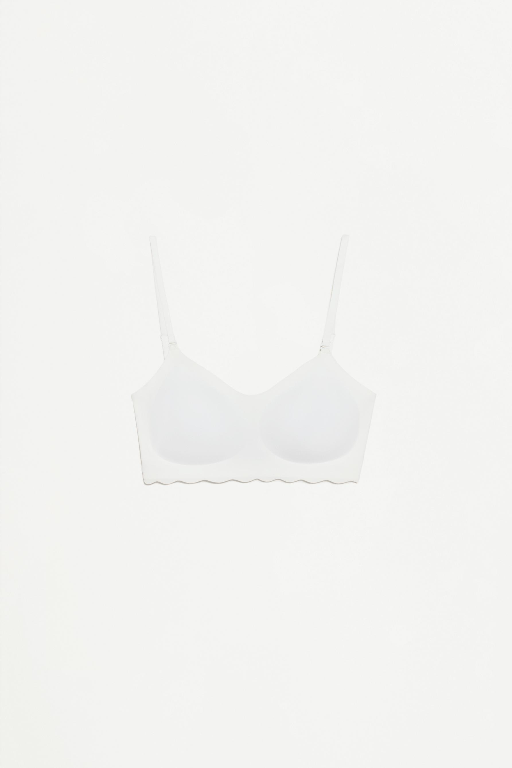 Multi-way low-back bra — WHITE
