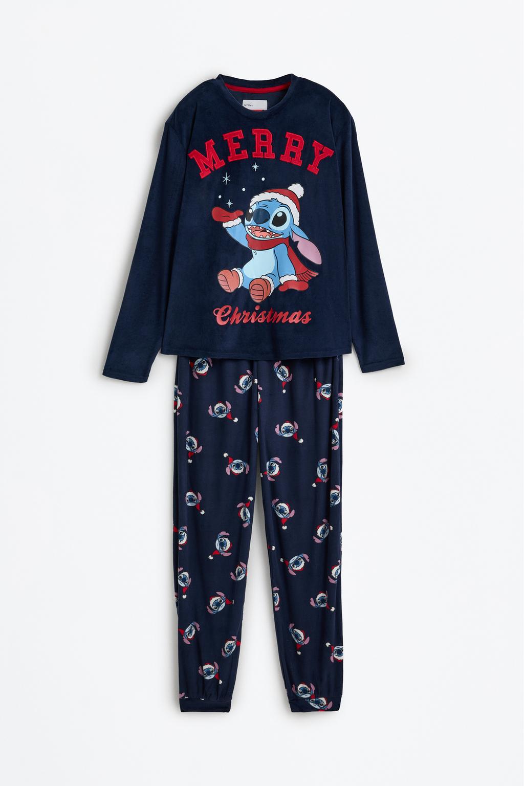 Mujer | Pijama Stitch ©Disney aterciopelado