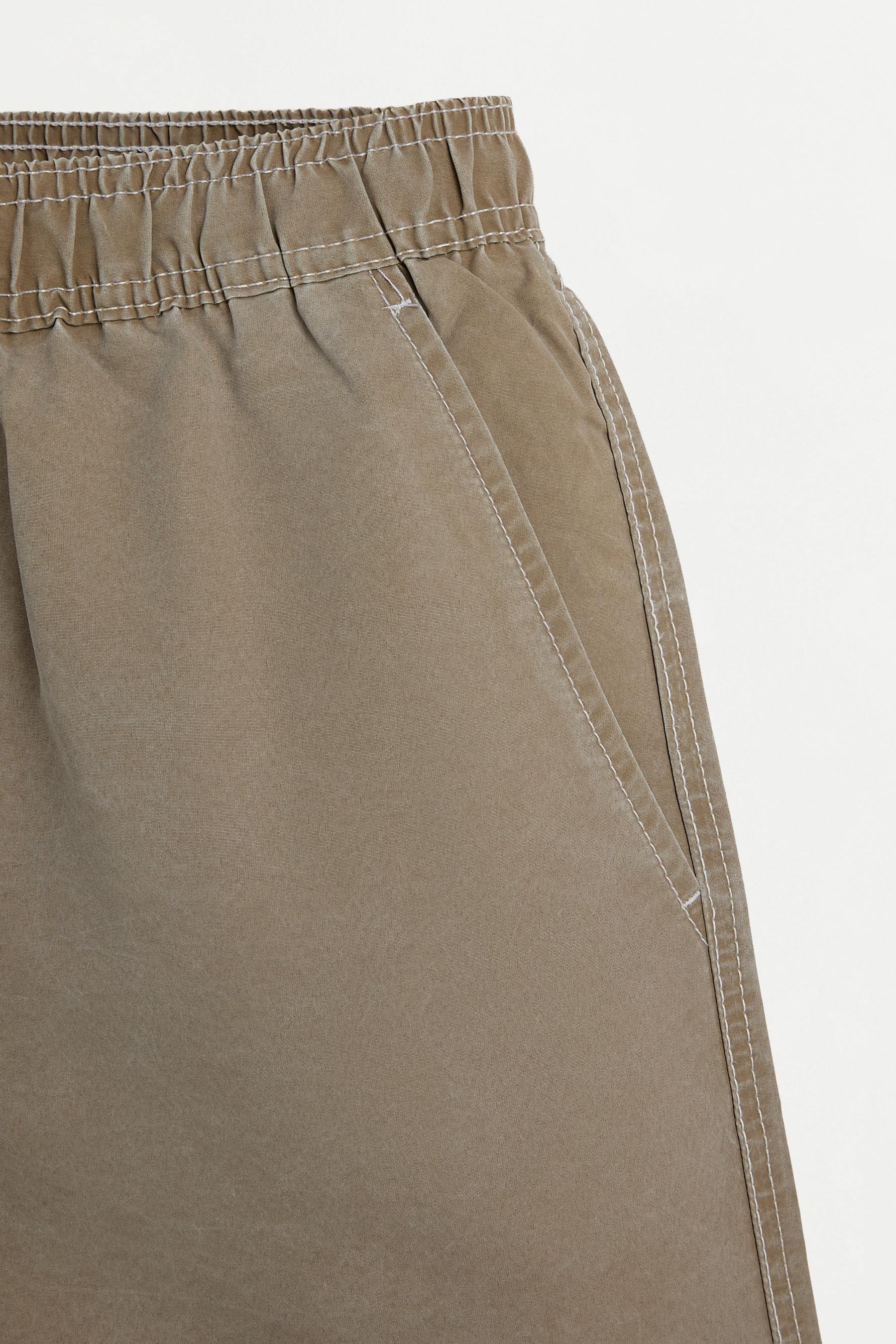Faded-effect regular swimsuit — MINK