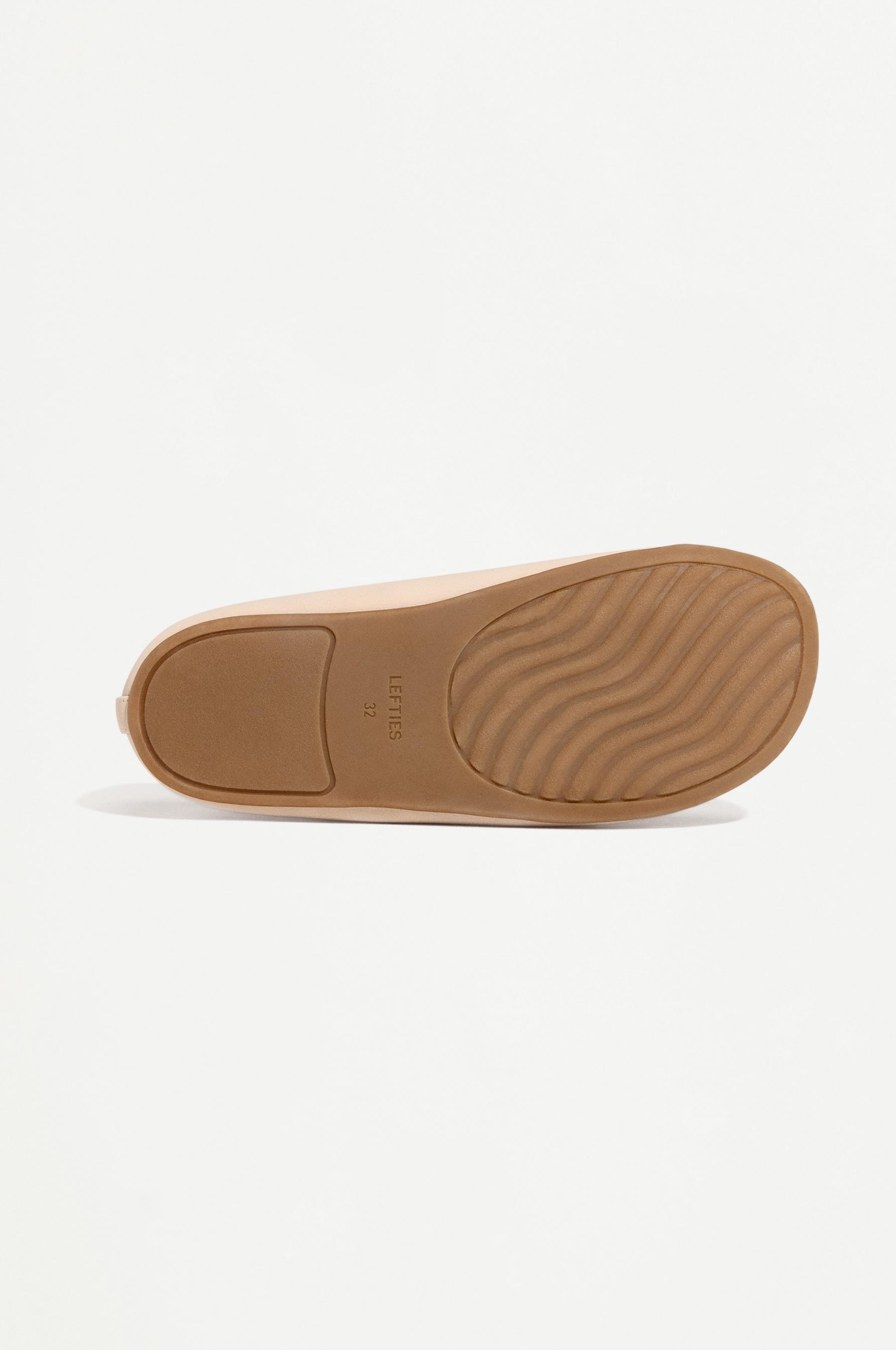 BAREFOOT TOECAP BALLET FLATS — ECRU