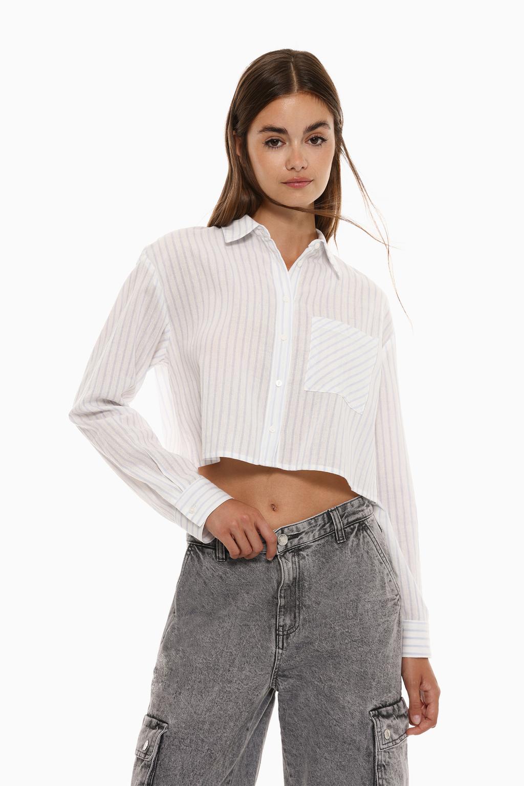 Camisa cropped