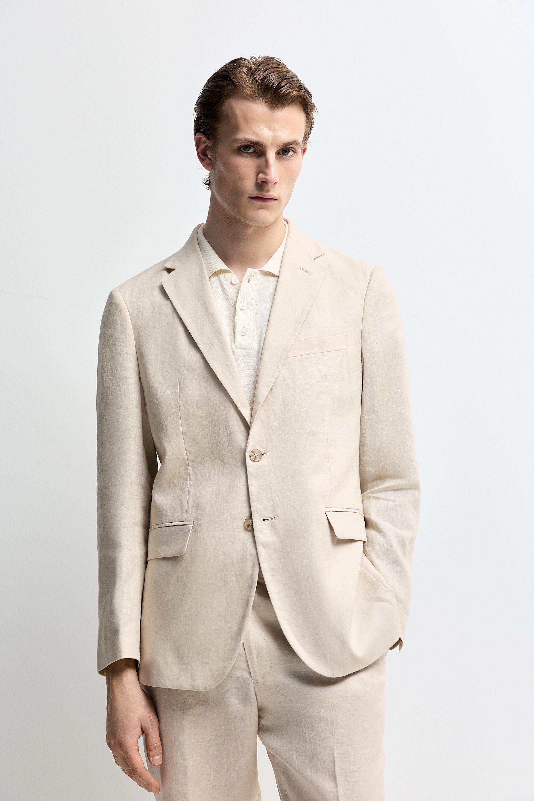 Americana traje 100% lino