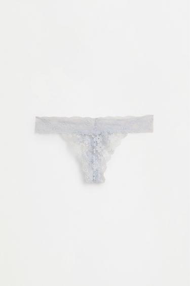 Lace thong — SKY BLUE 6
