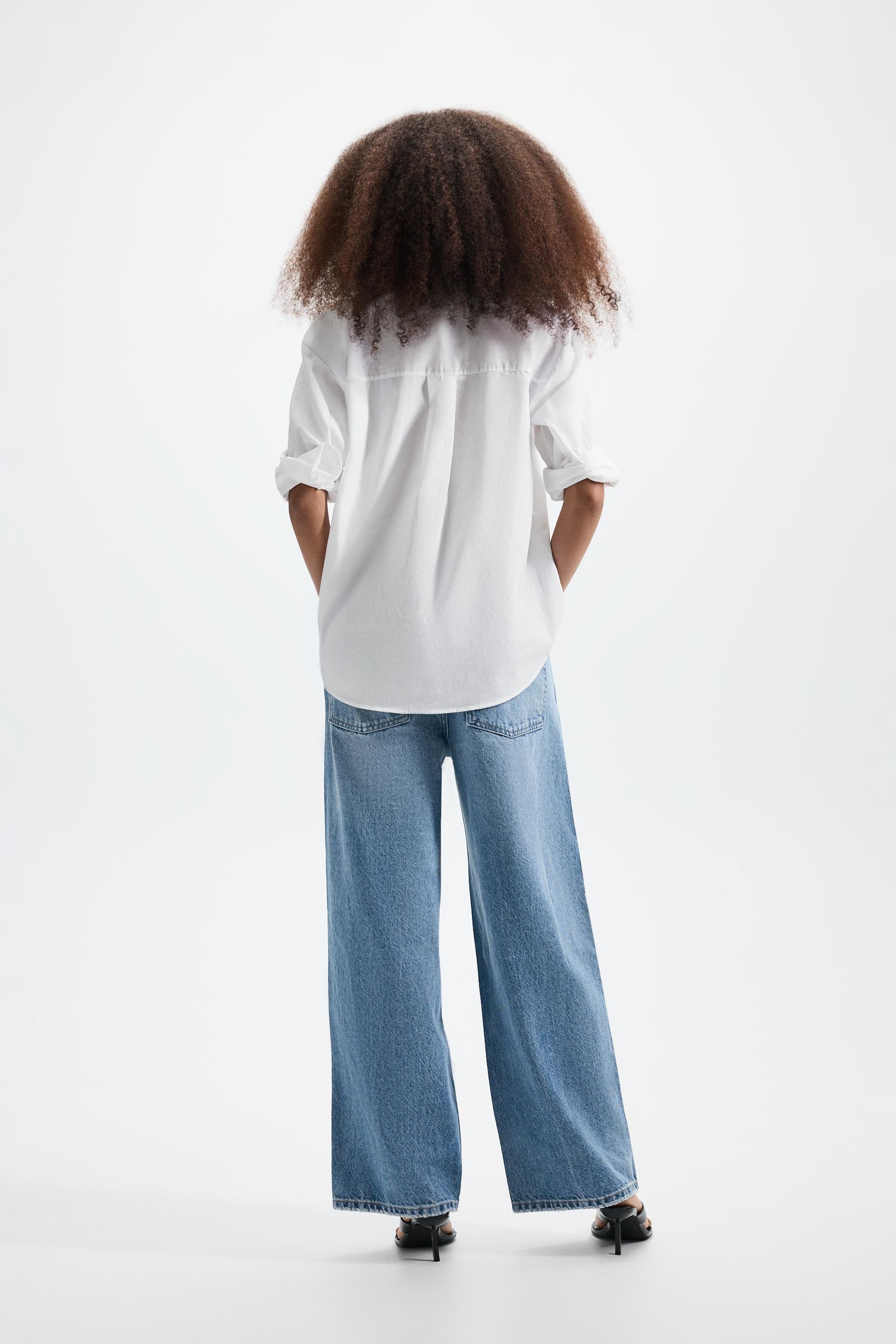 Double waistband baggy jeans — FADED NAVY
