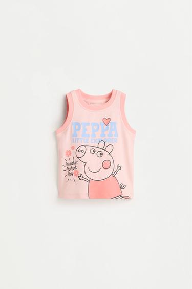 Peppa Pig™ tank top and cycling leggings co-ord — LIGHT SALMON PINK 2