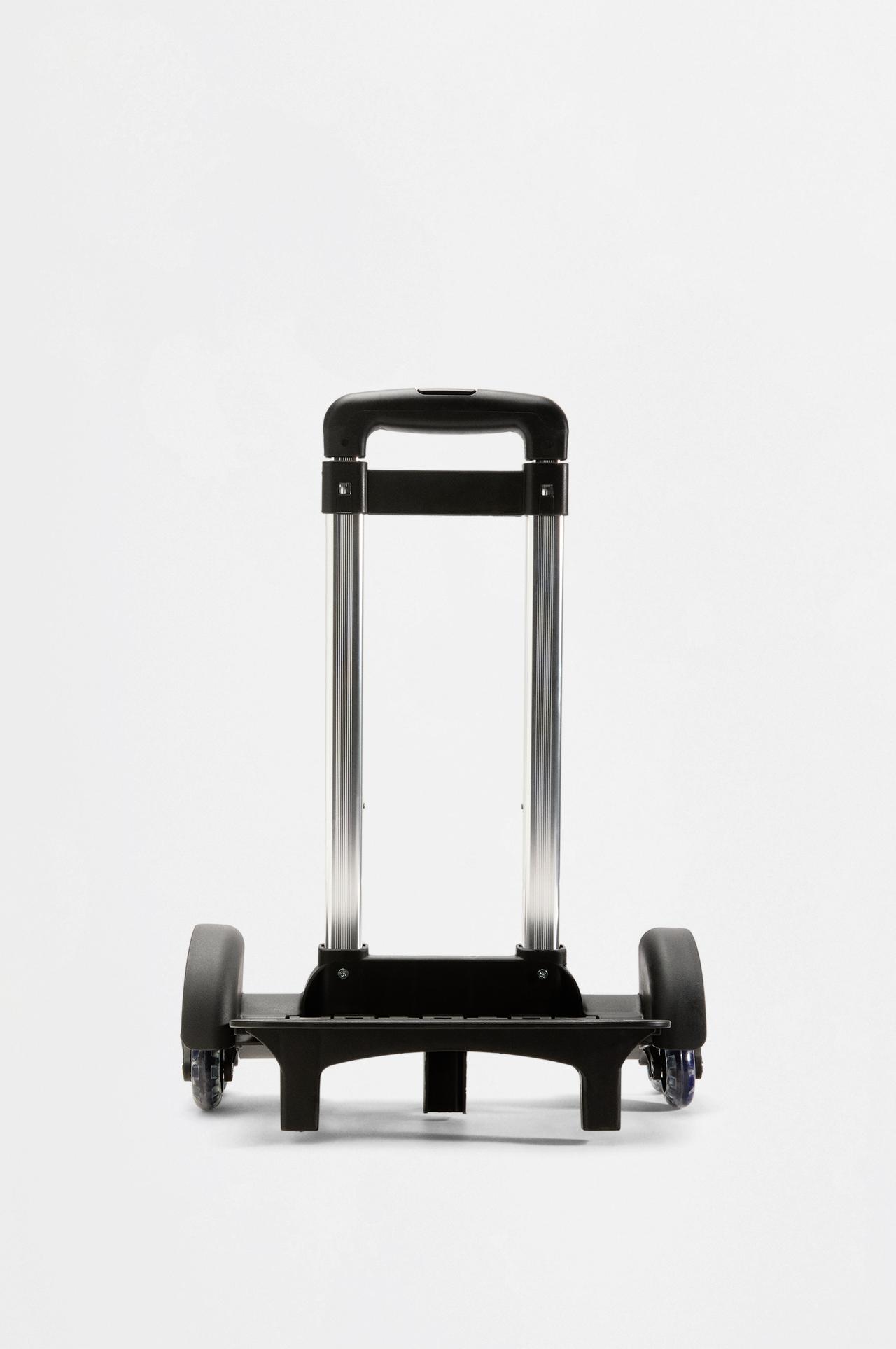 School backpack trolley — BLACK