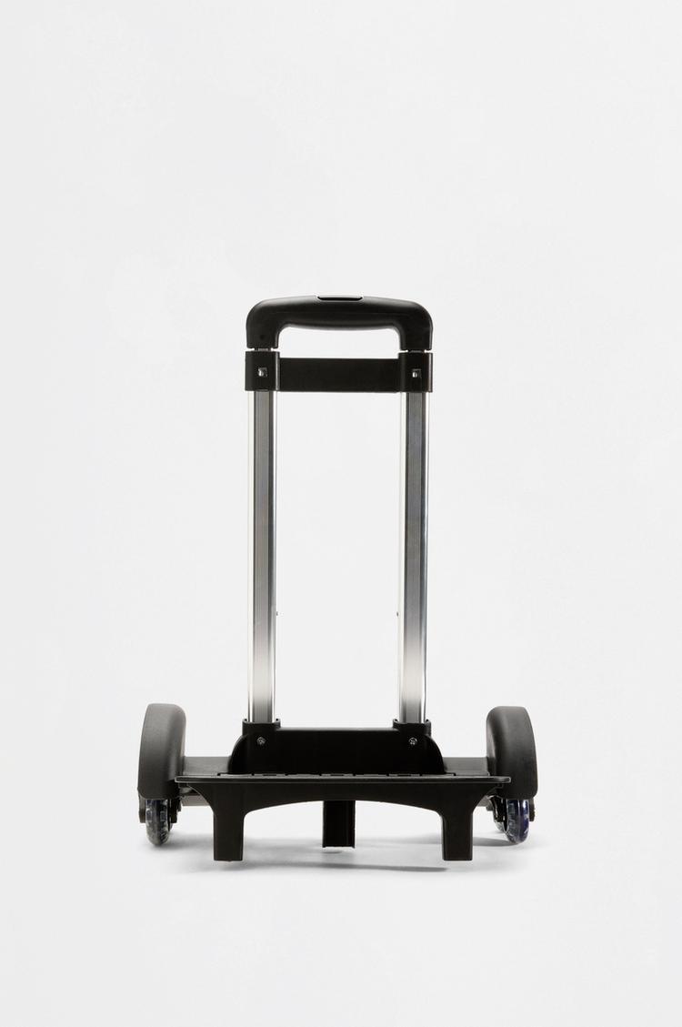 School backpack trolley — BLACK