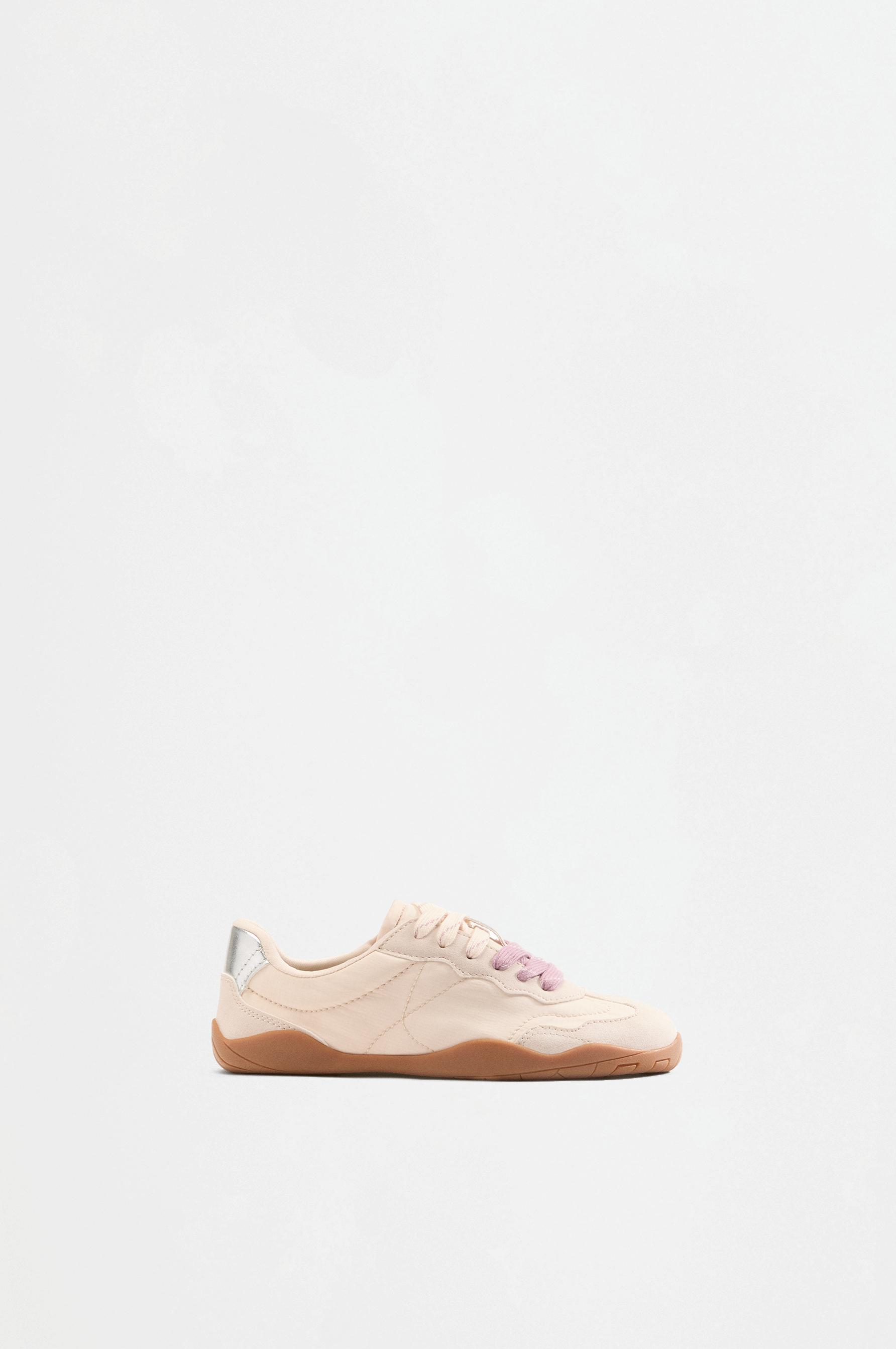 Combined barefoot sneakers — BEIGE
