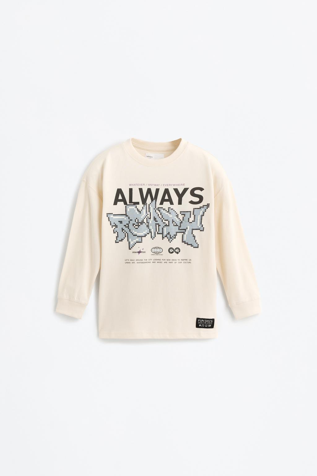 Pixelated print T-shirt