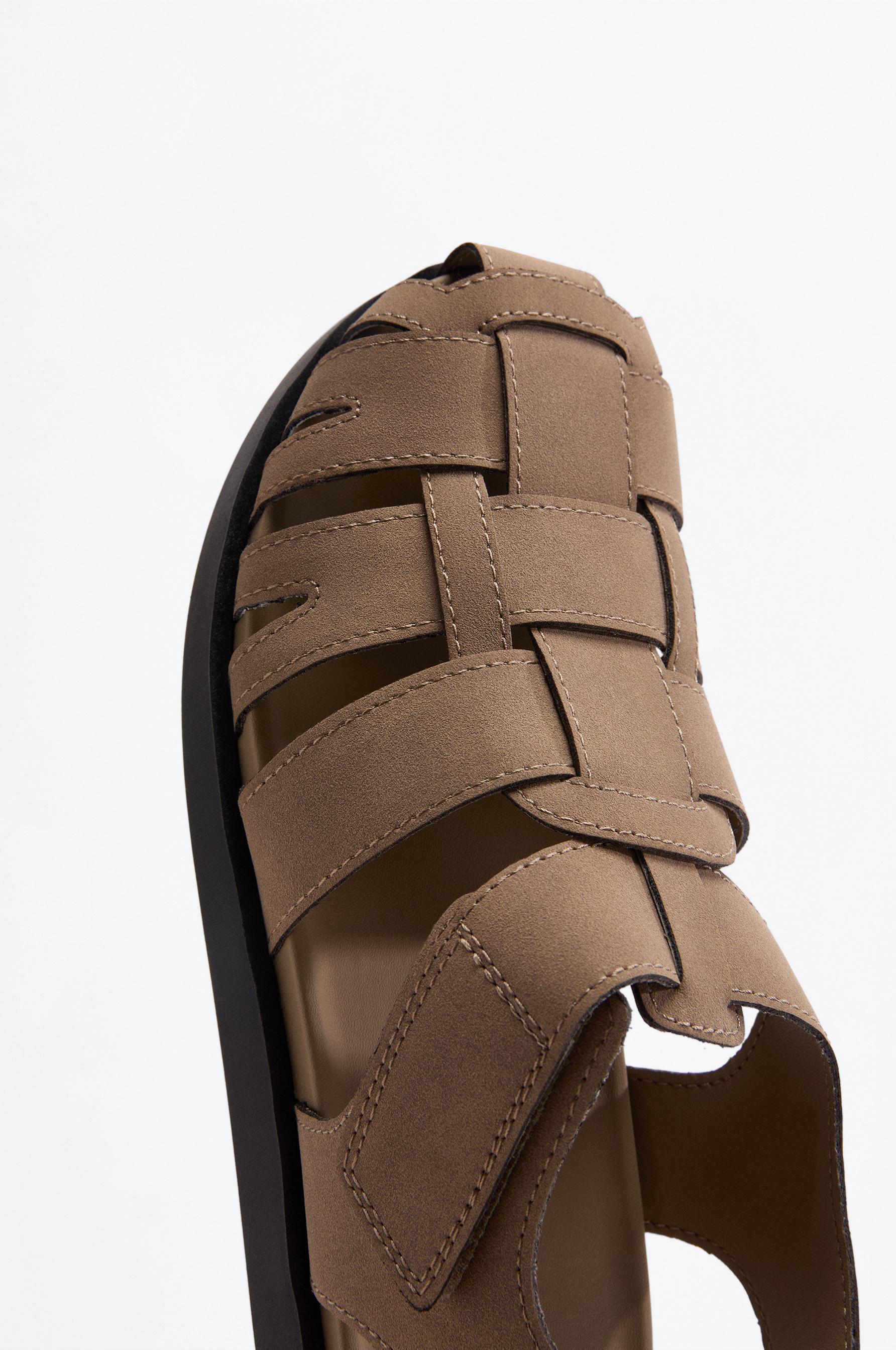Men's cage sandals — BEIGE