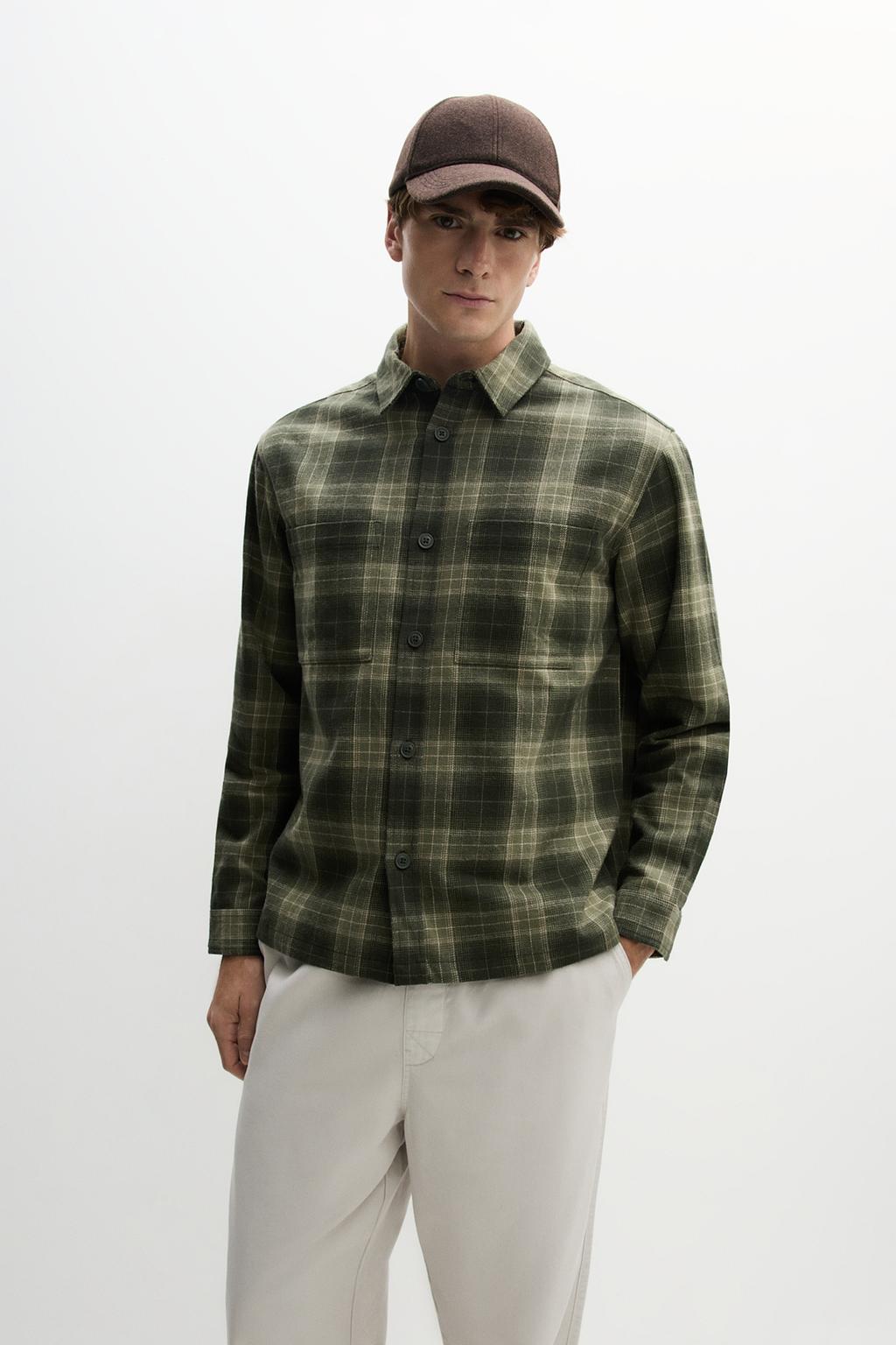 Plaid overshirt