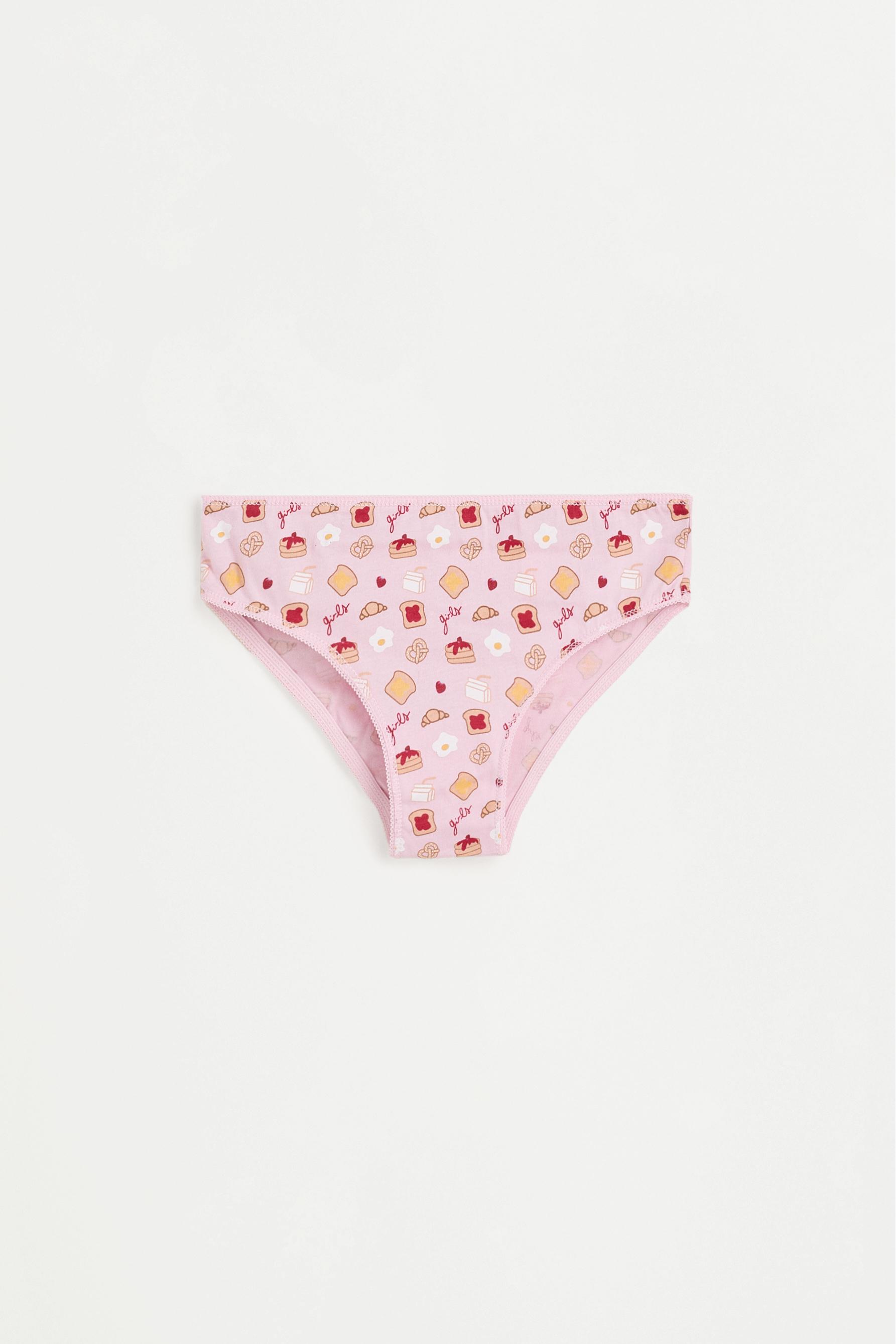 Assorted classic briefs (5-pack) — PINK/WHITE