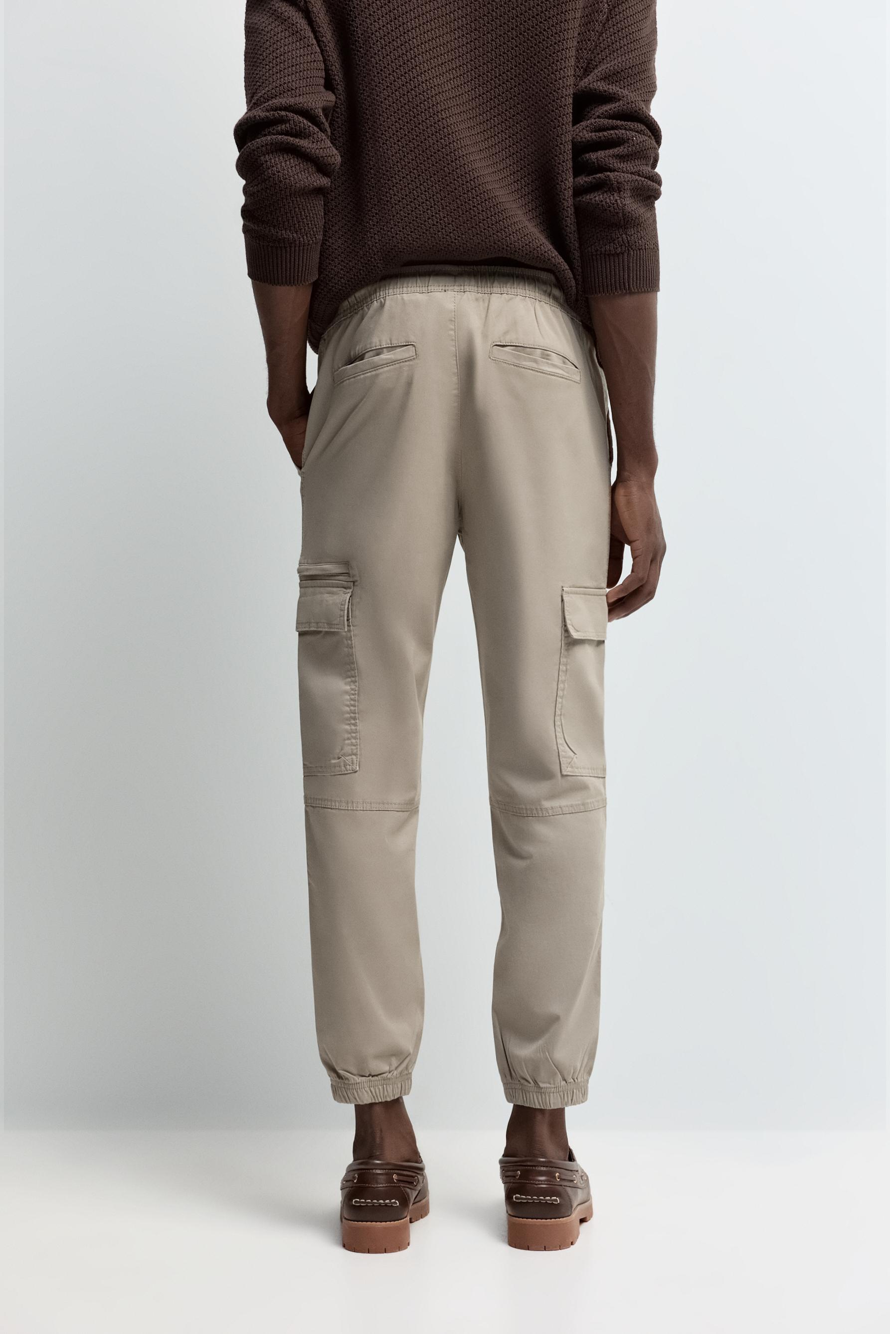 Cargo jogger trousers — KHAKI