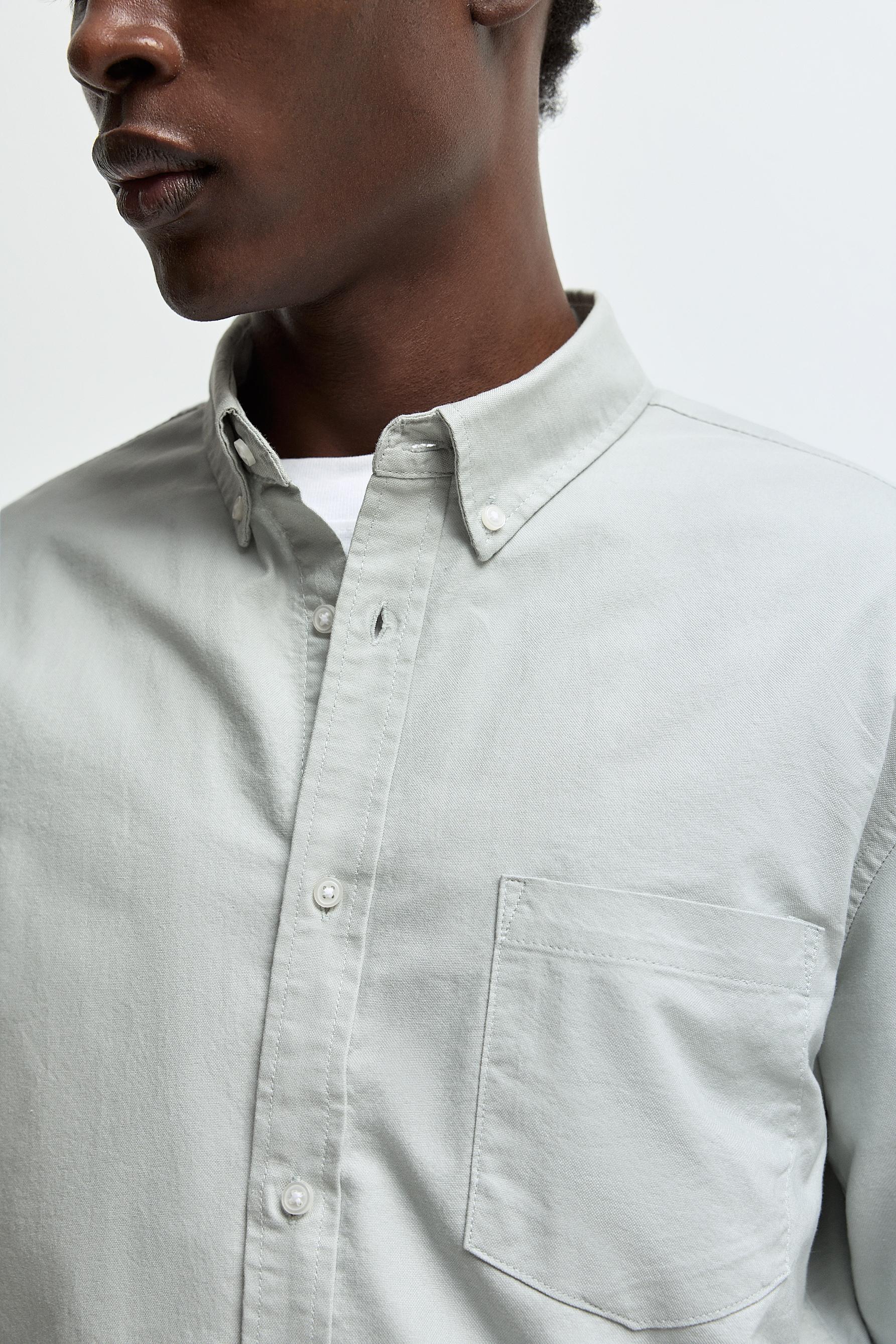 Oxford shirt — WATER GREEN