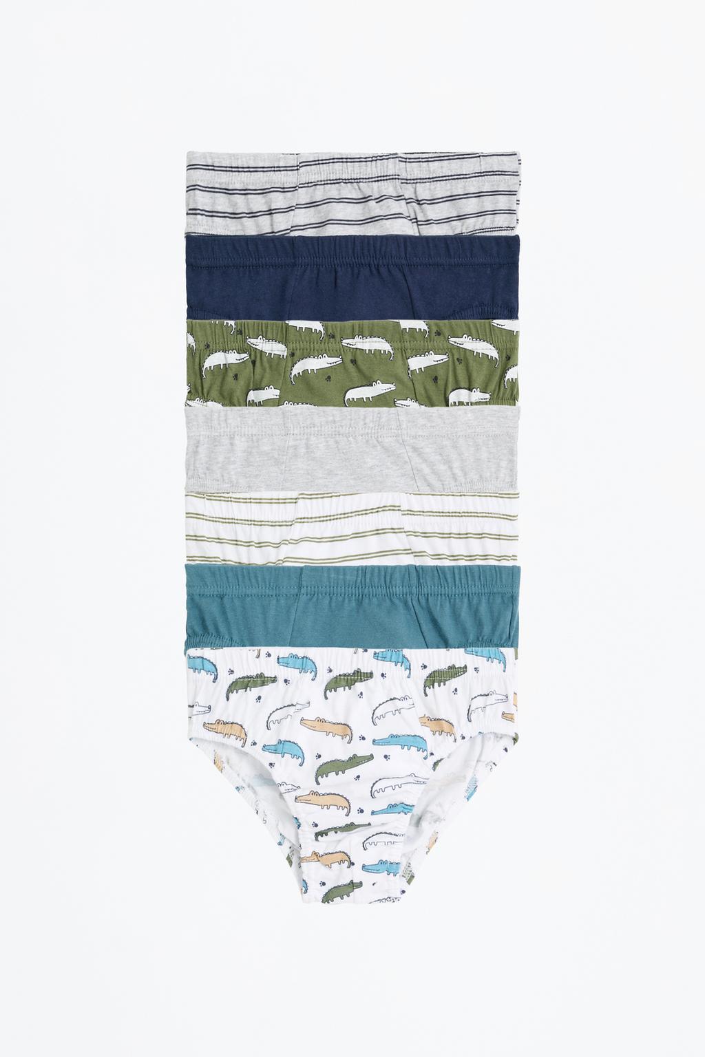 Conjunto de 7 cuecas crocodilos