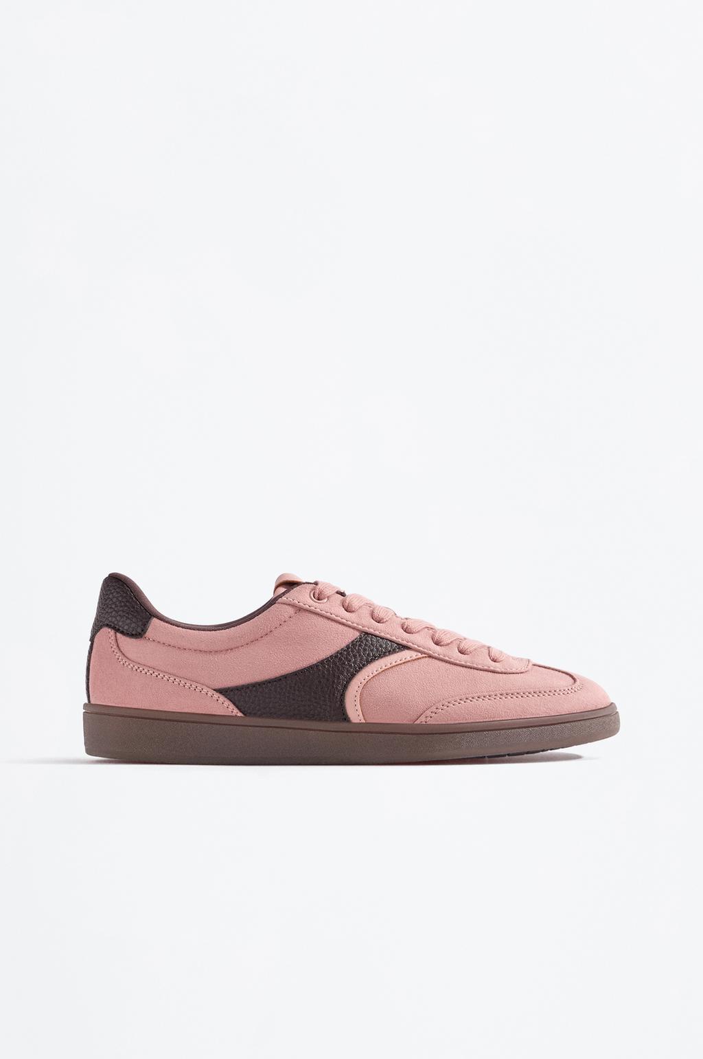 Basic animal print sneakers