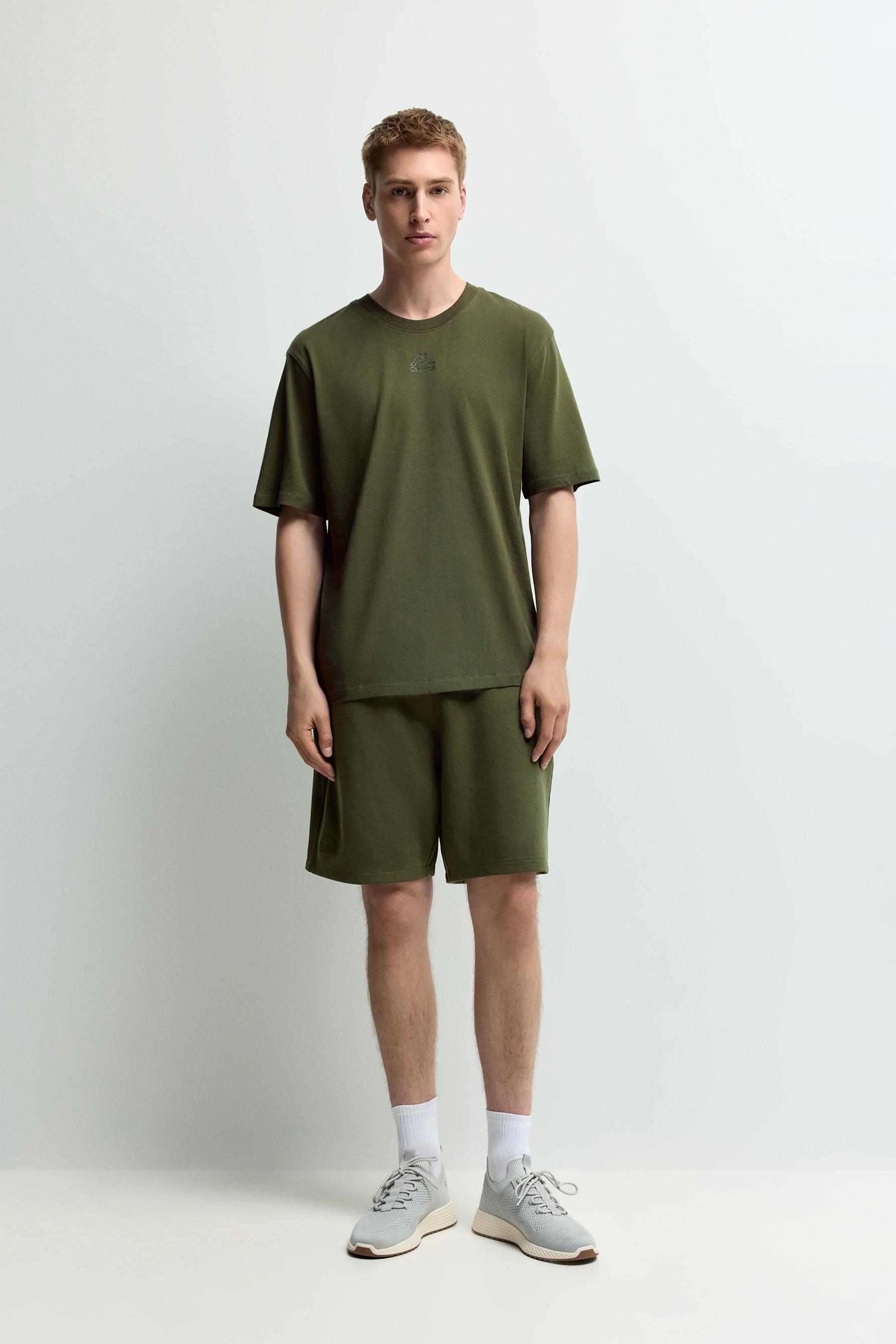 Kappa x Lefties T-shirt — DARK KHAKI