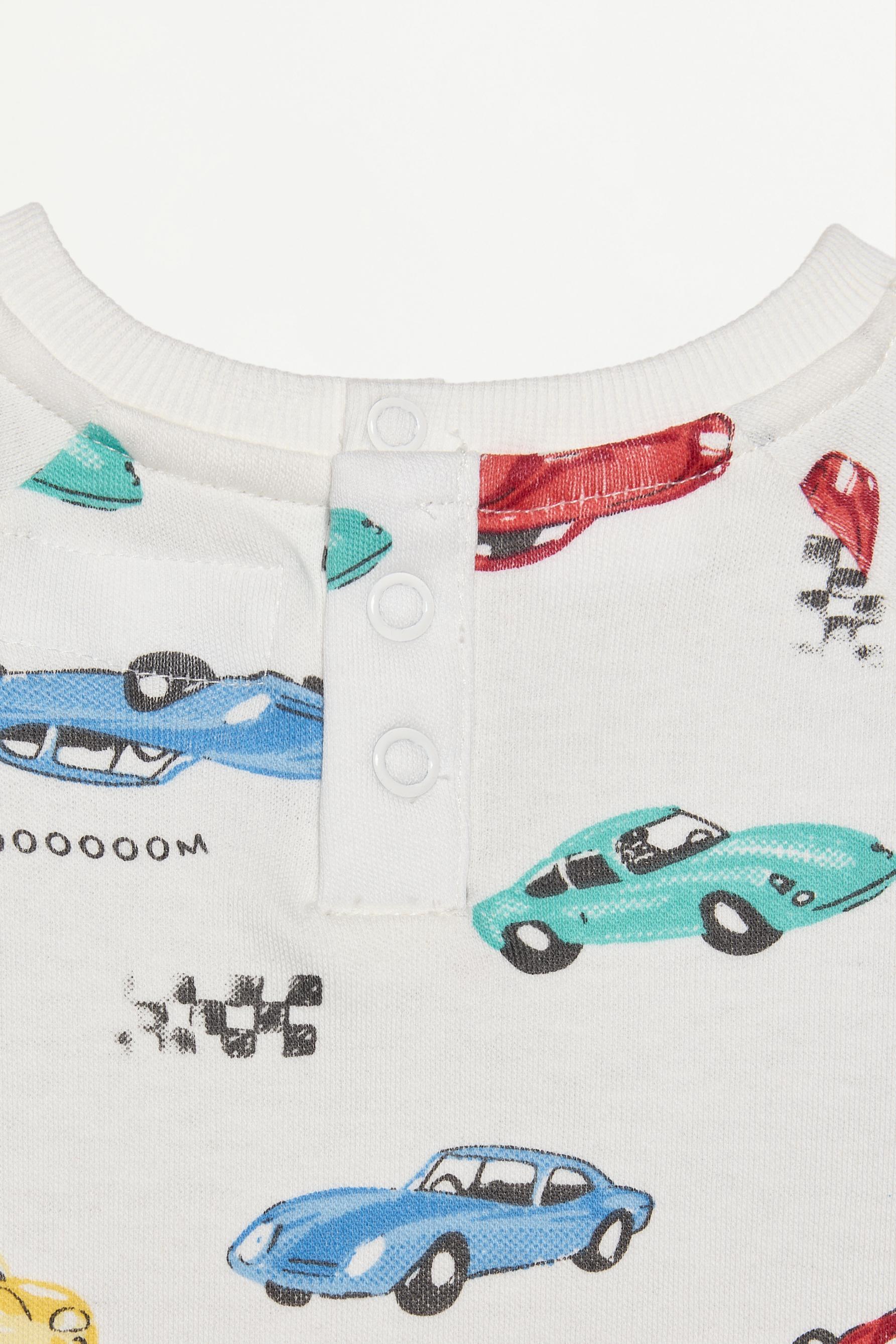 Pack of 2 short one-piece sleepsuits — PALE TURQUOISE