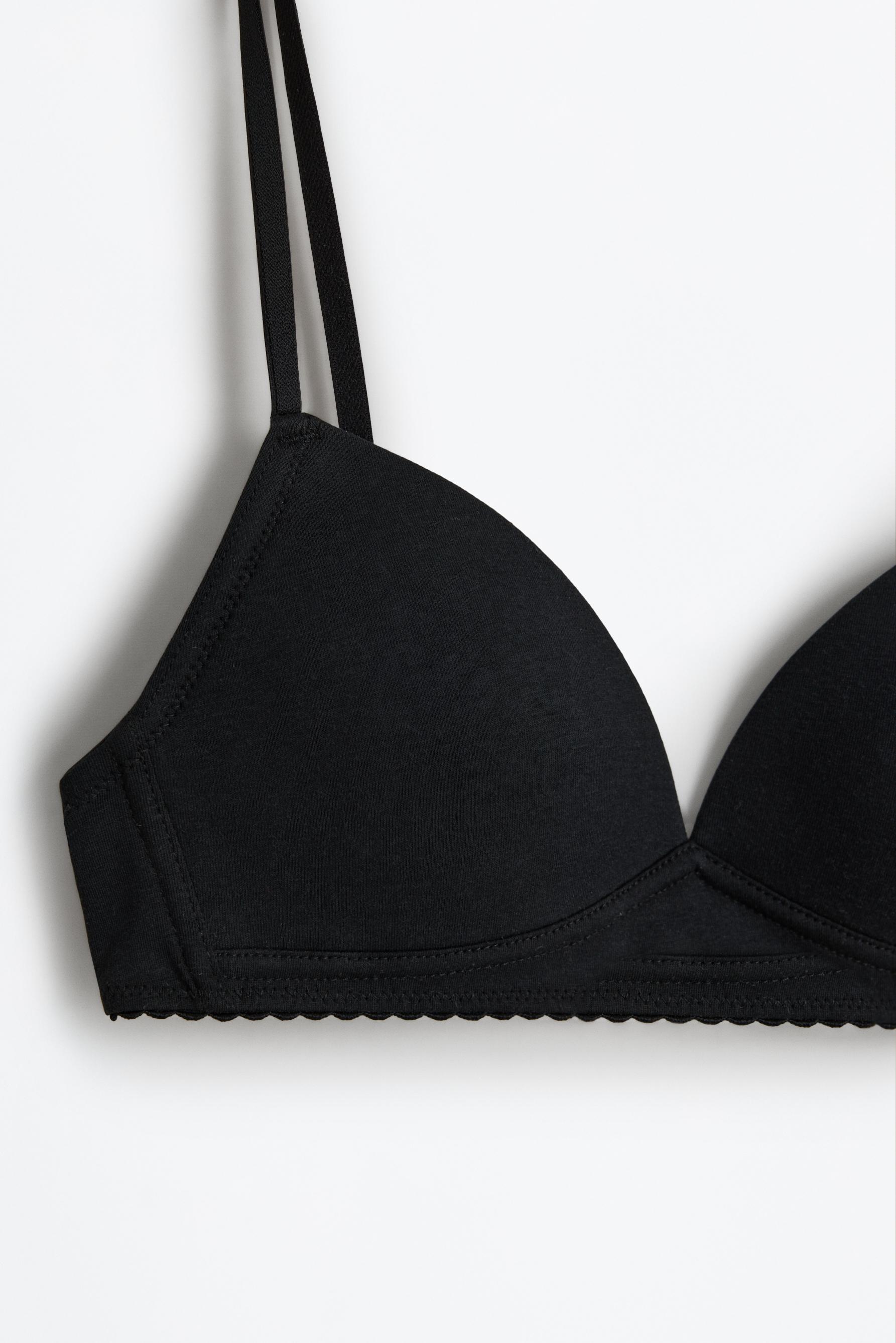 Triangle bra — BLACK