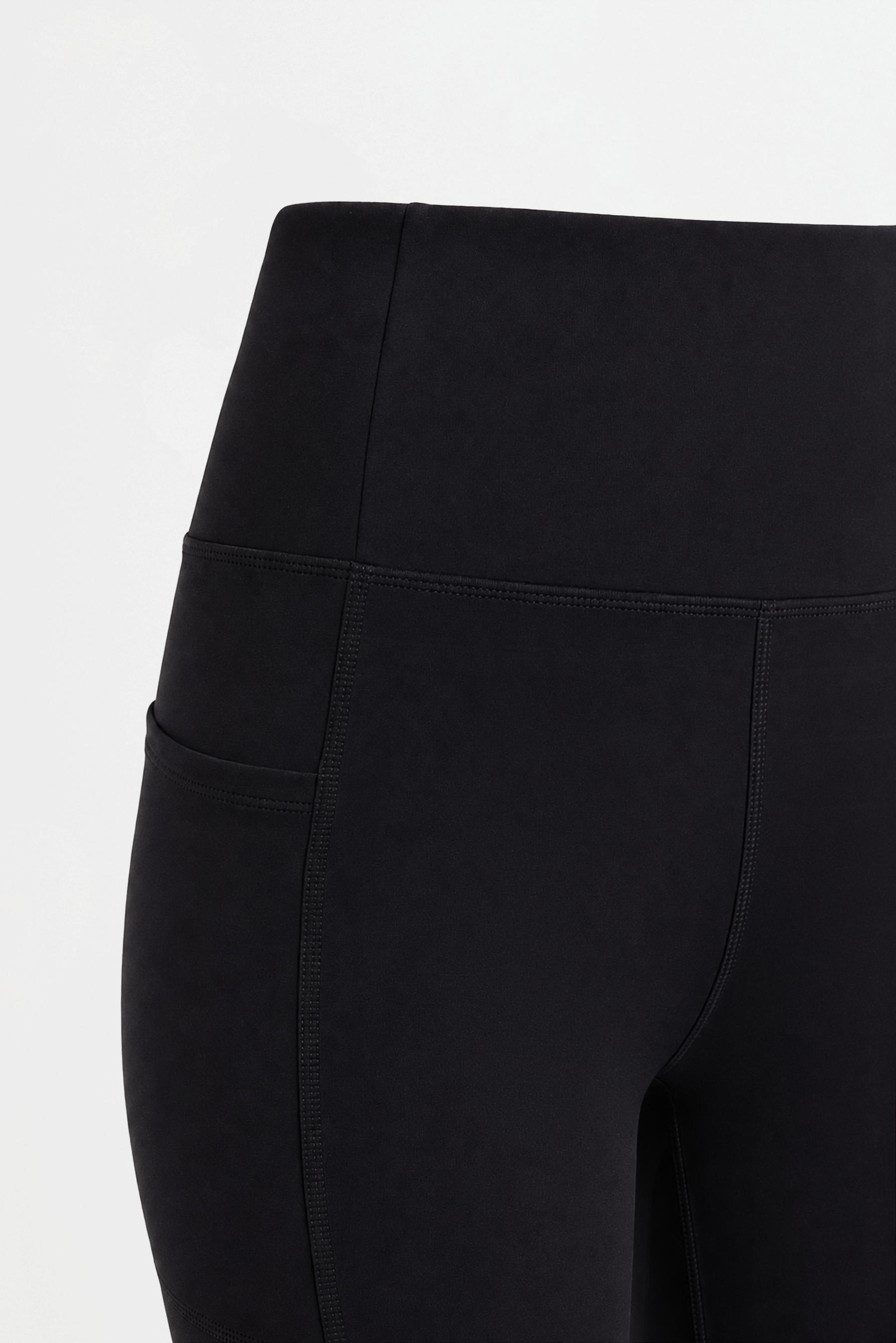 Shaping effect sports cycling leggings. — BLACK