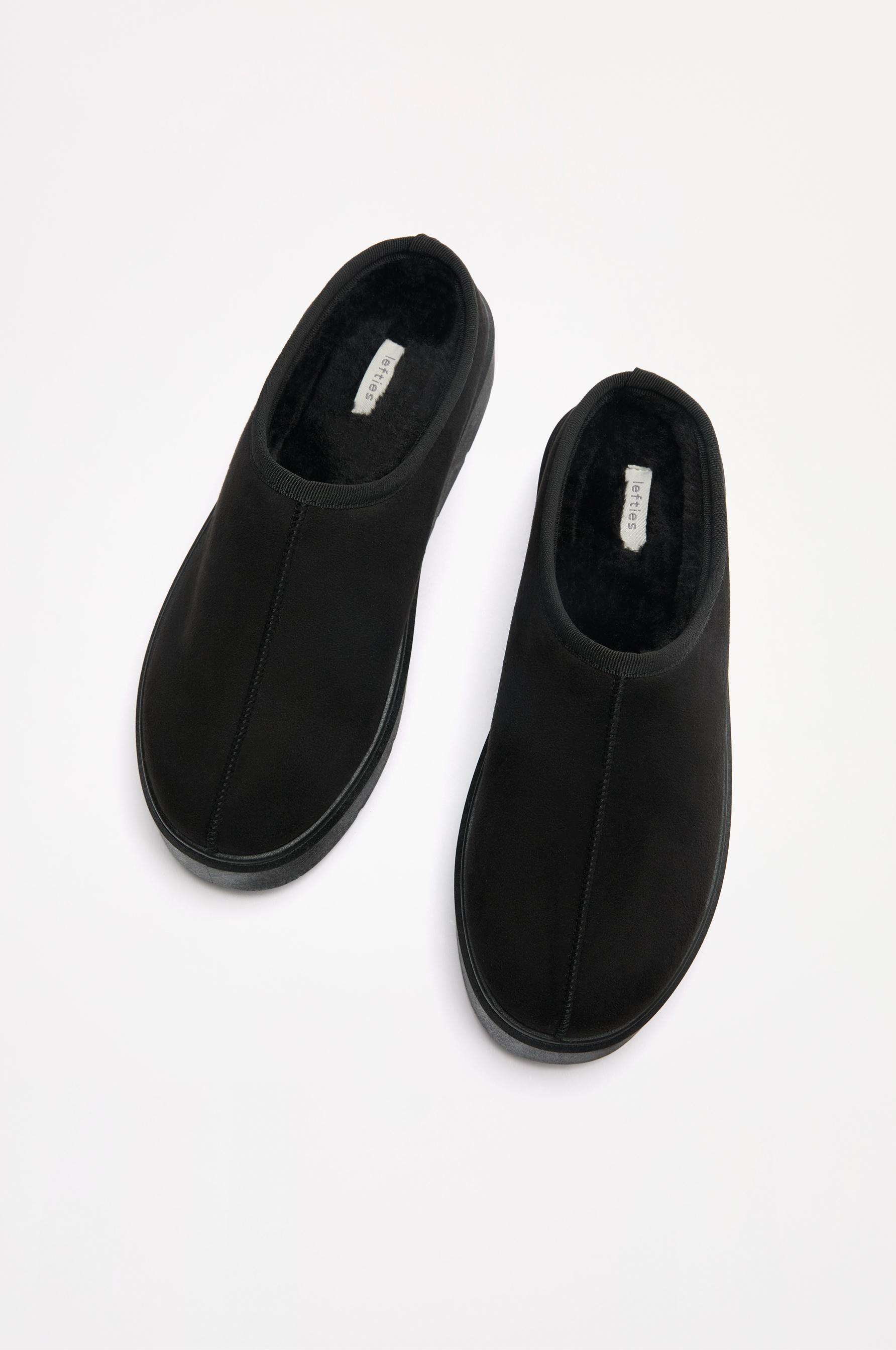 Platform clogs — BLACK