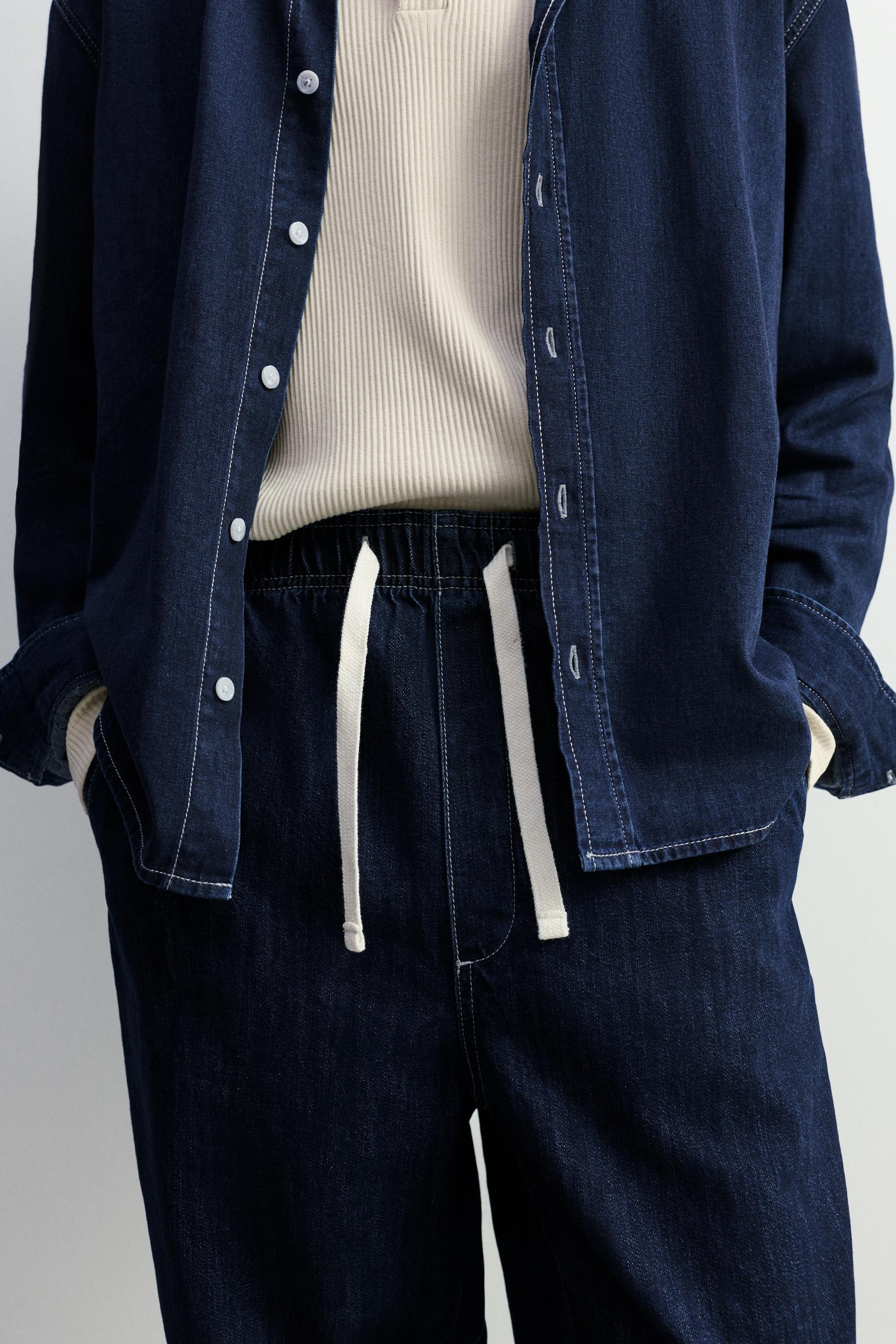 Baggy jogger jeans — BLUE