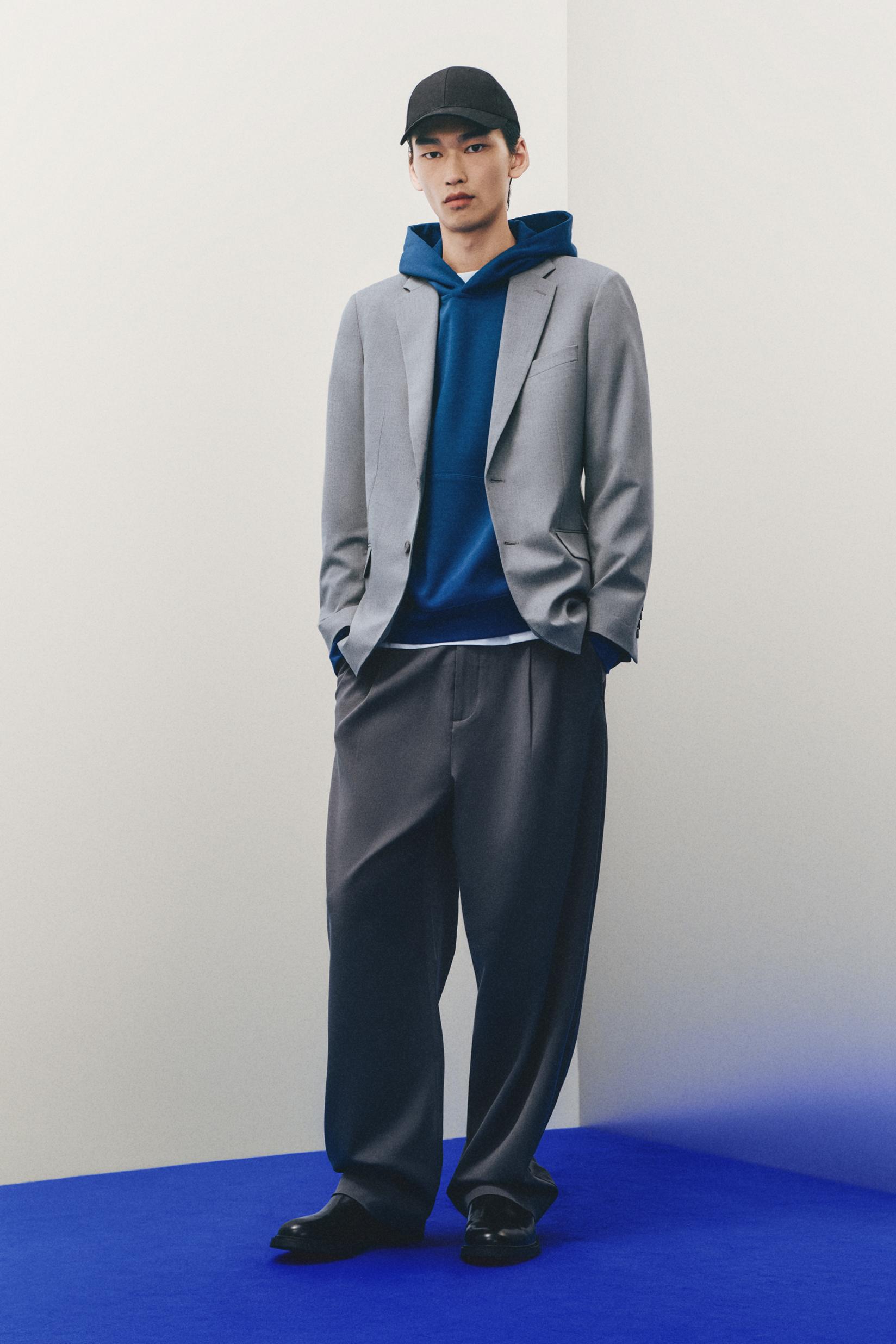 Interlock hoodie — COBALT GREY
