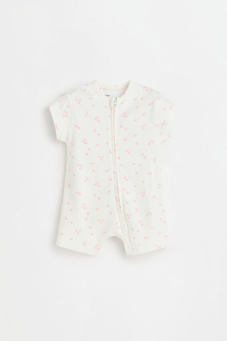 Interlock sleepsuit — PINK