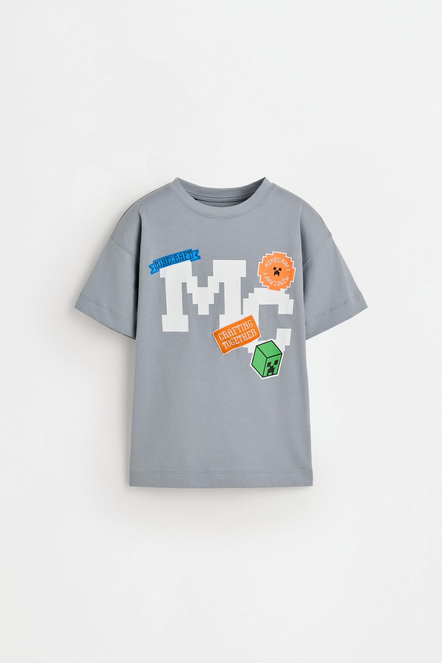 Minecraft T-shirt — GREY