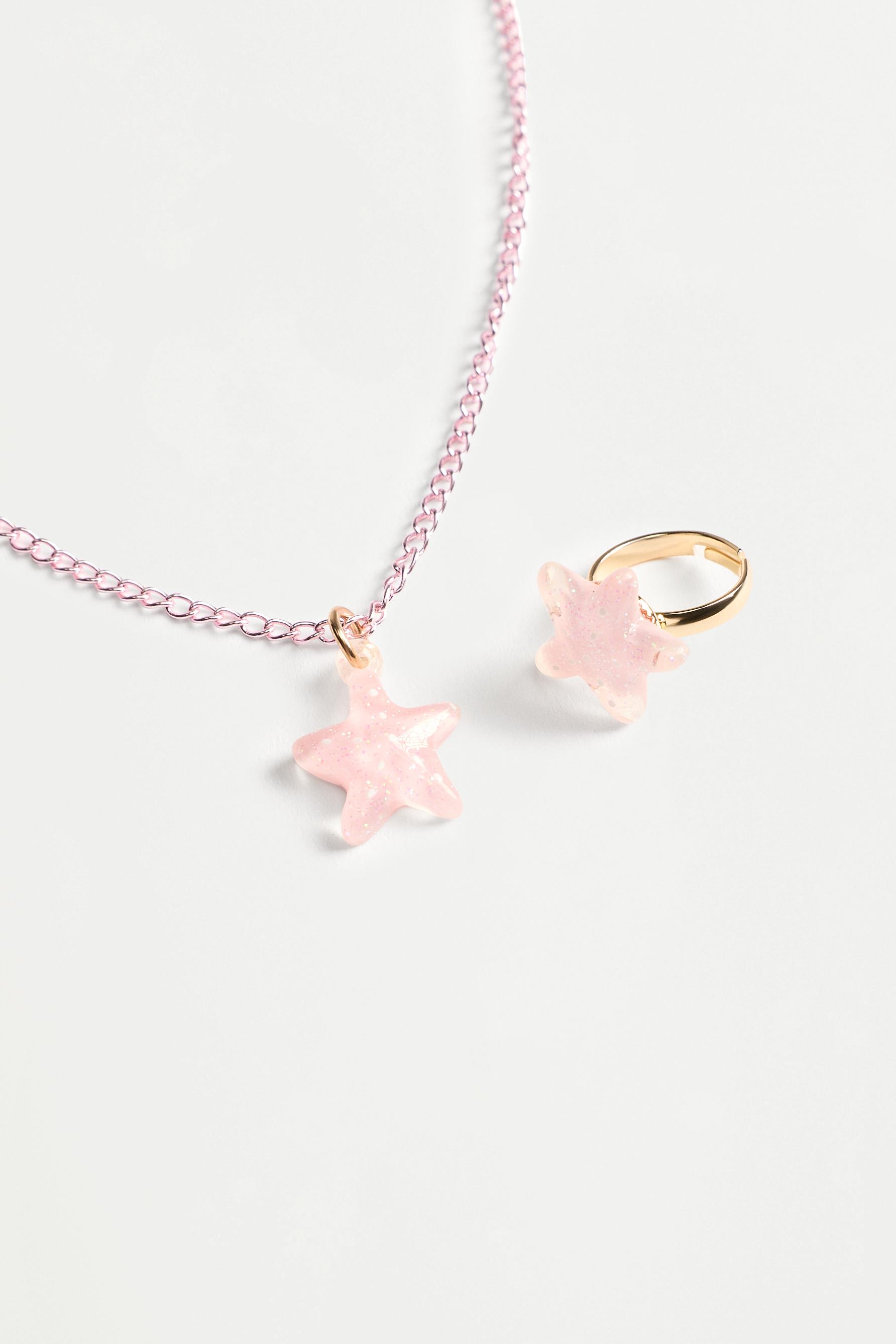 Star necklace and ring set — LILAC