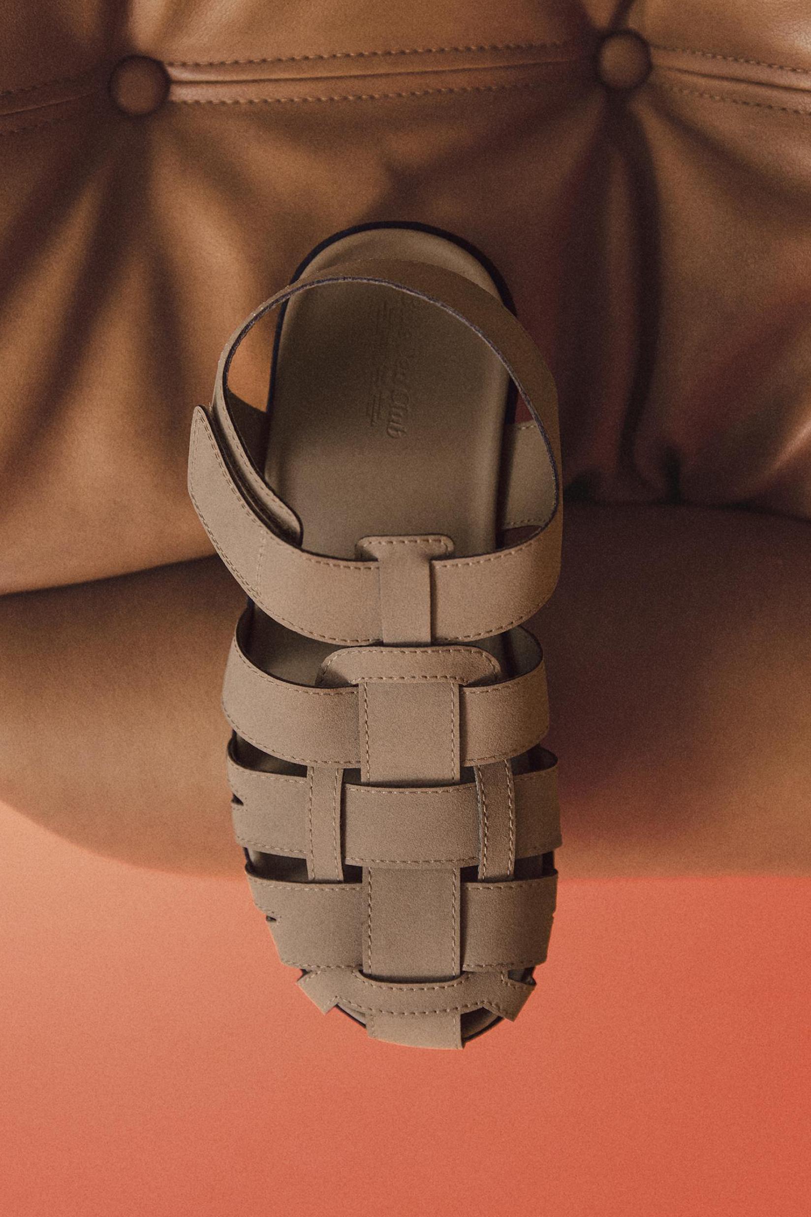 Men's cage sandals — BEIGE