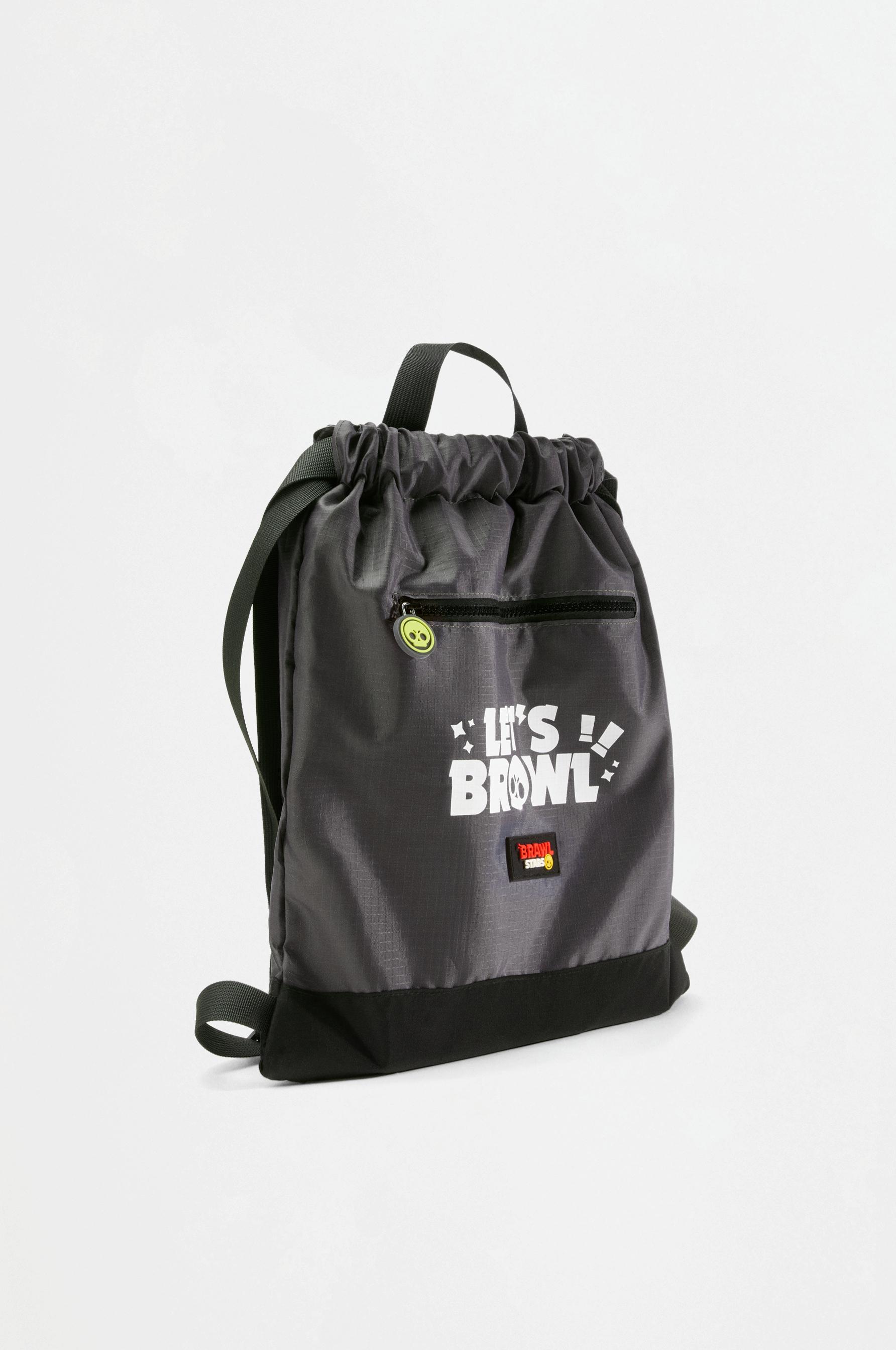 Brawl Stars ©Supercell Oy drawstring backpack — GREY