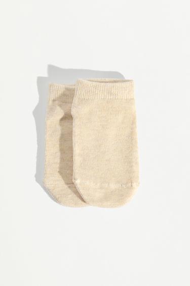 5-pack of non-slip short socks — PINK TONES 2