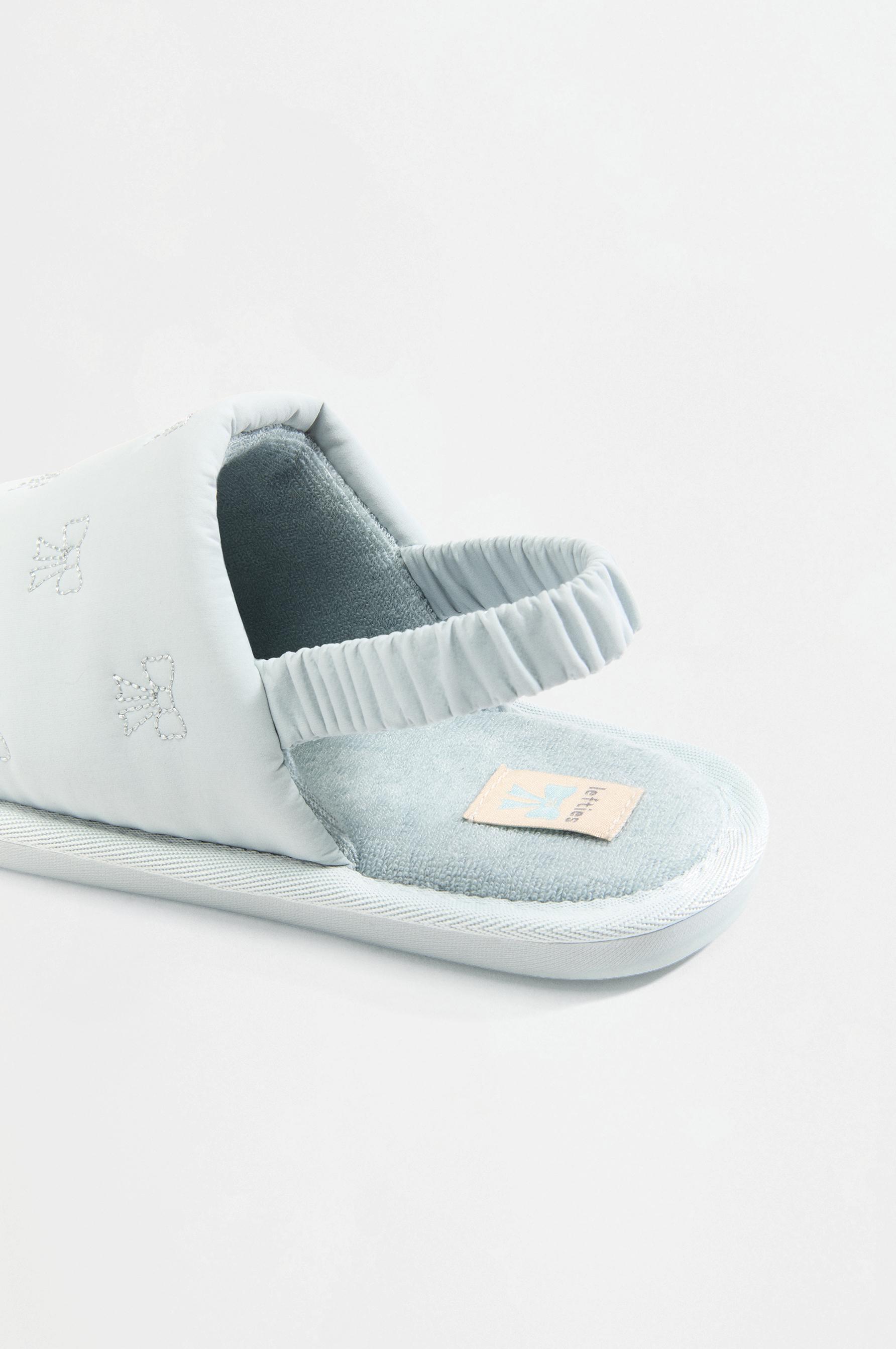 Backless house slippers — BLUE