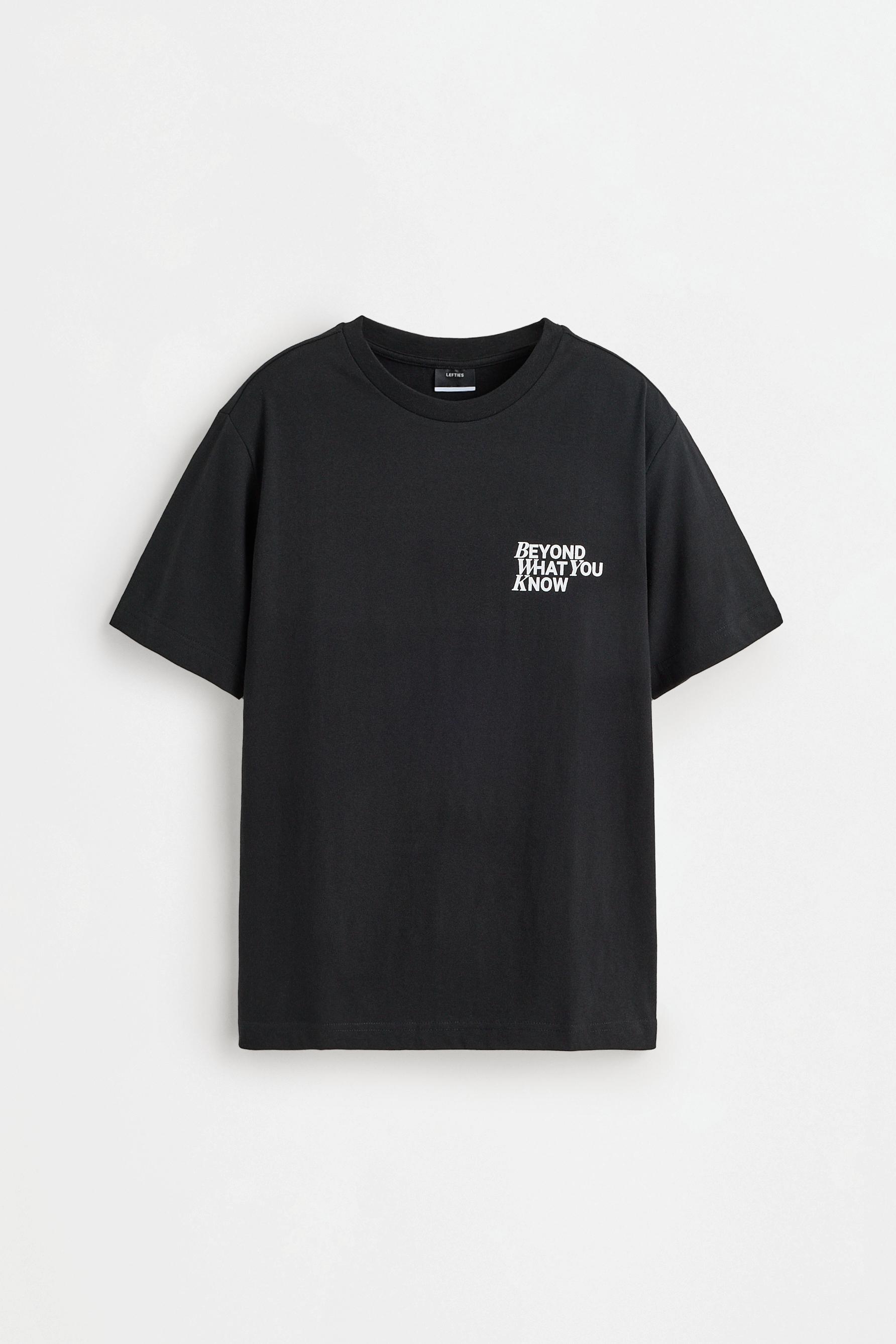 Printed T-shirt — BLACK