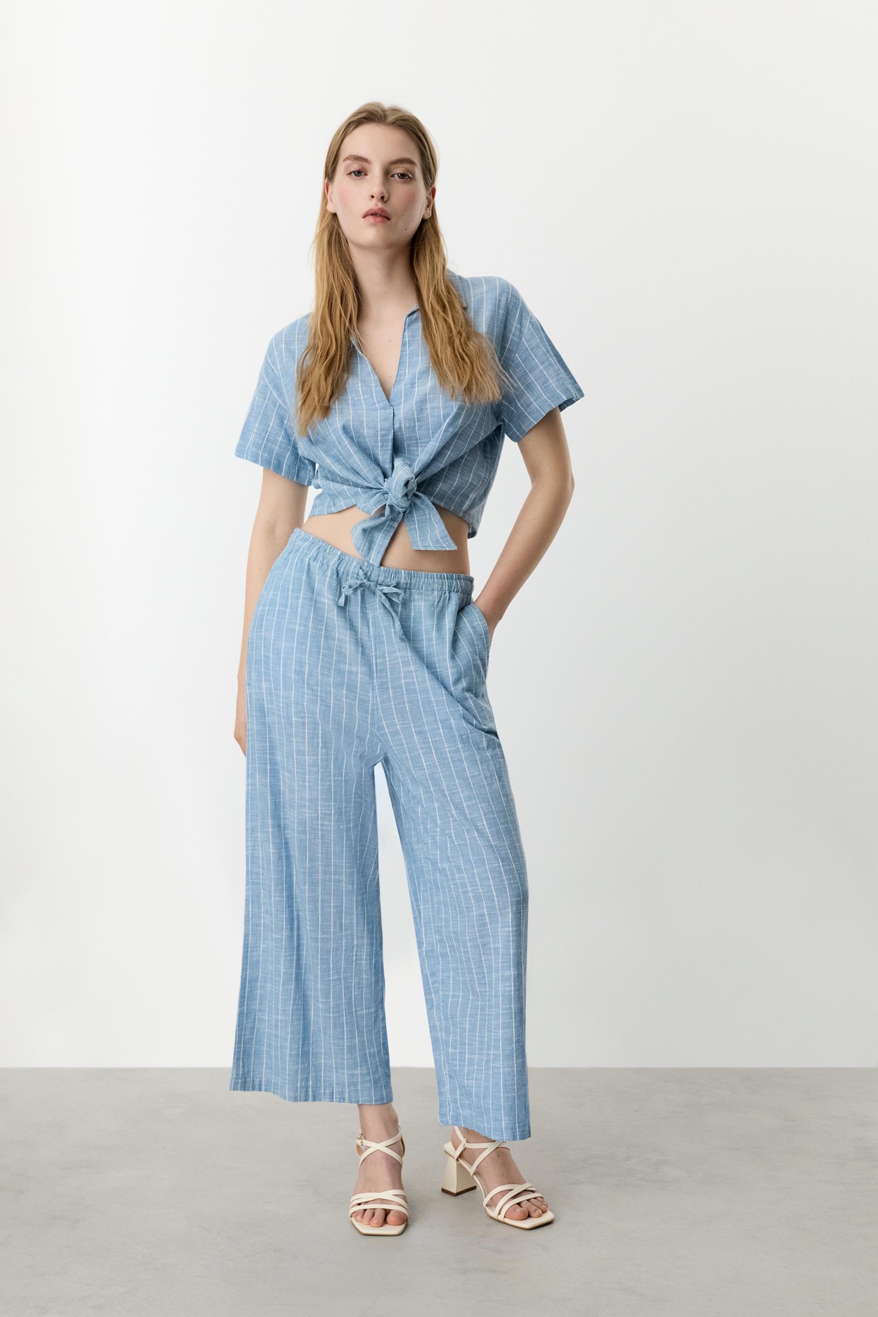 Culotte denim ligero
