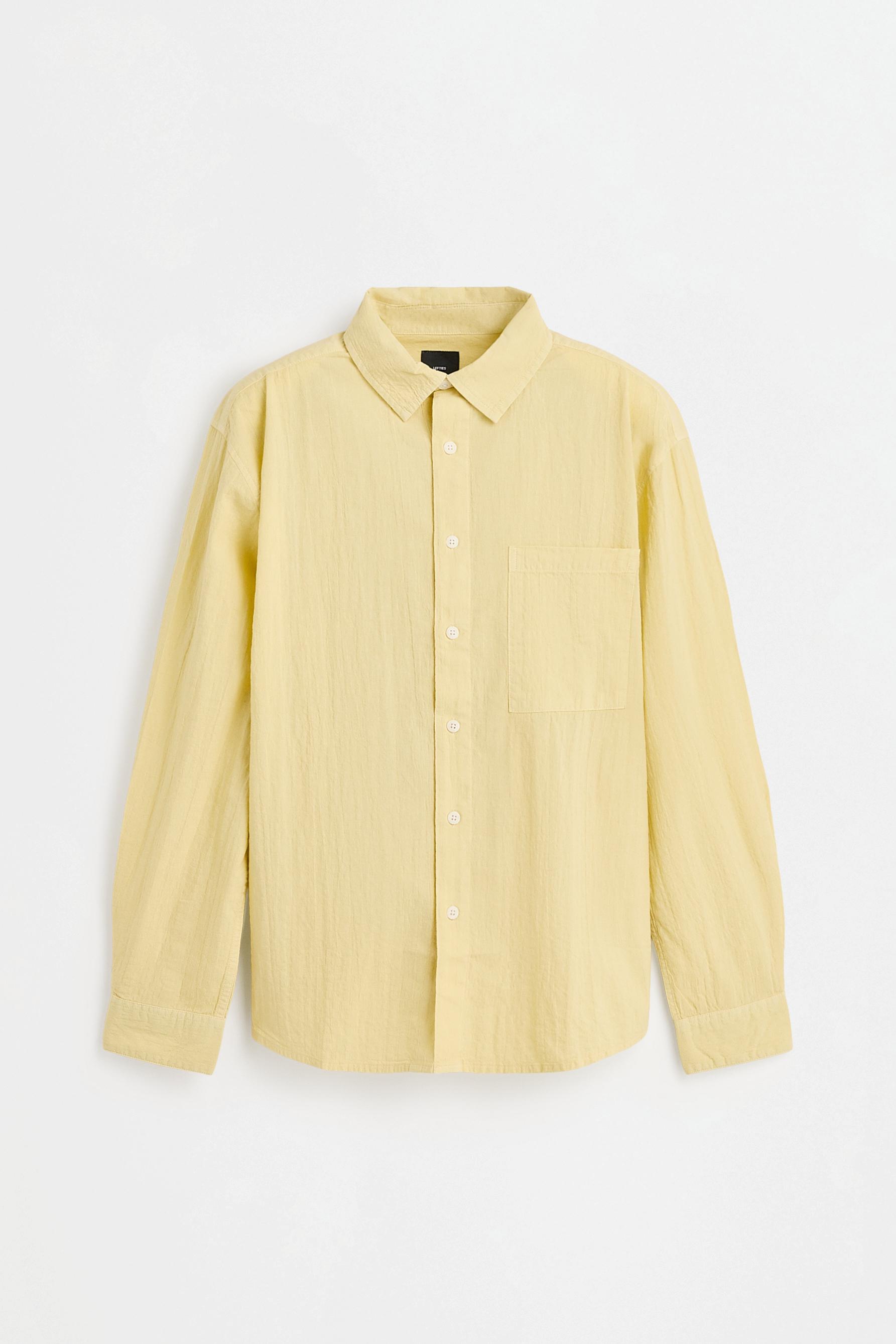 Textured shirt — YELLOW