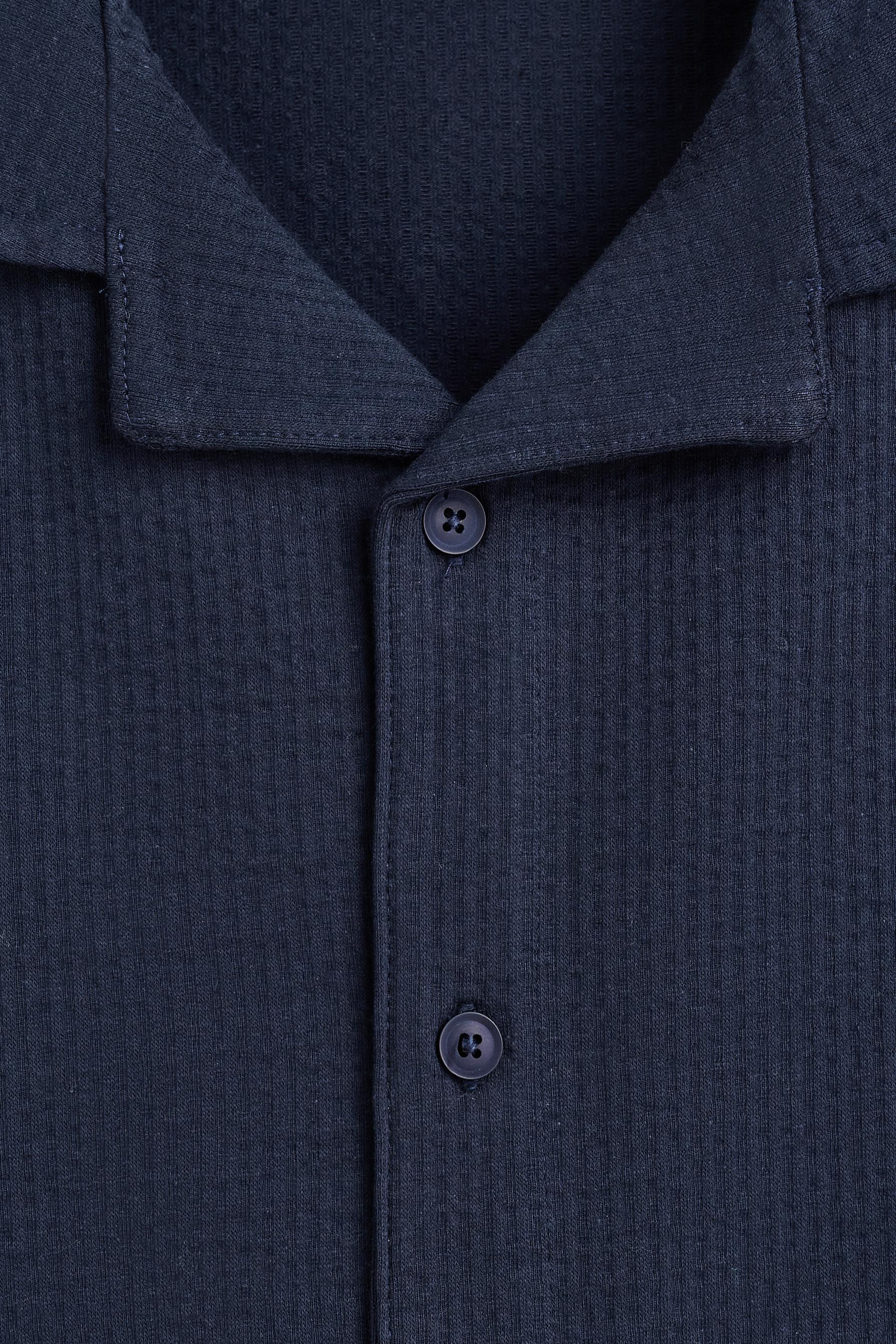 Seersucker shirt — NAVY