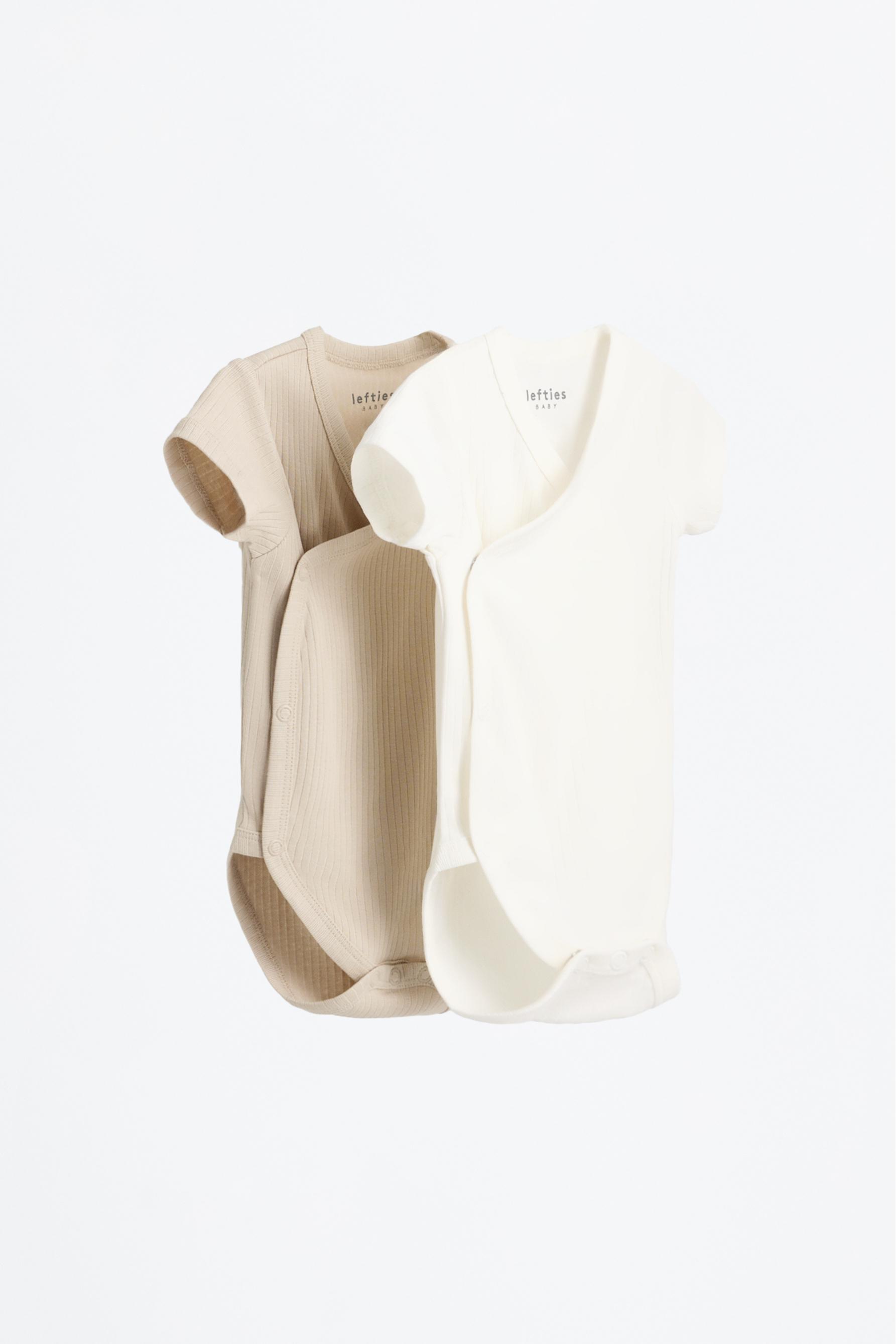 Pack 2 bodies kimono canalé