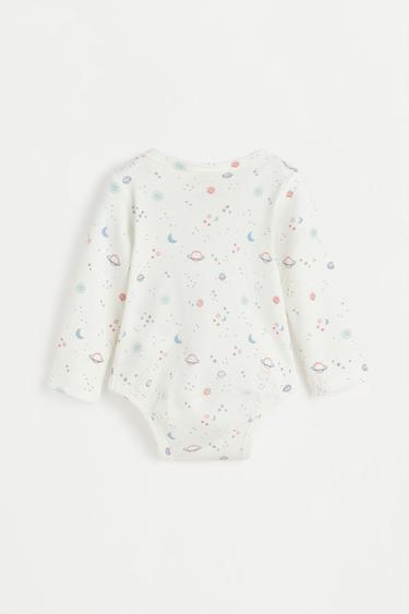 Interlock bodysuit, footed leggings and beanie set — WATER GREEN 5