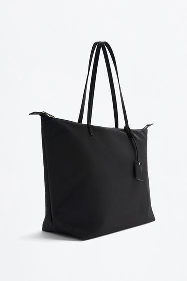 Nylon tote bag — BLACK 2