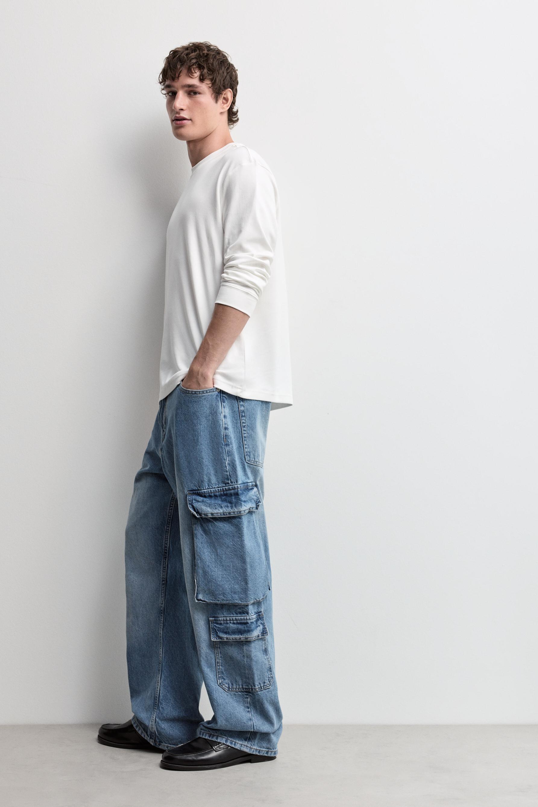 Multipocket baggy jeans — INDIGO